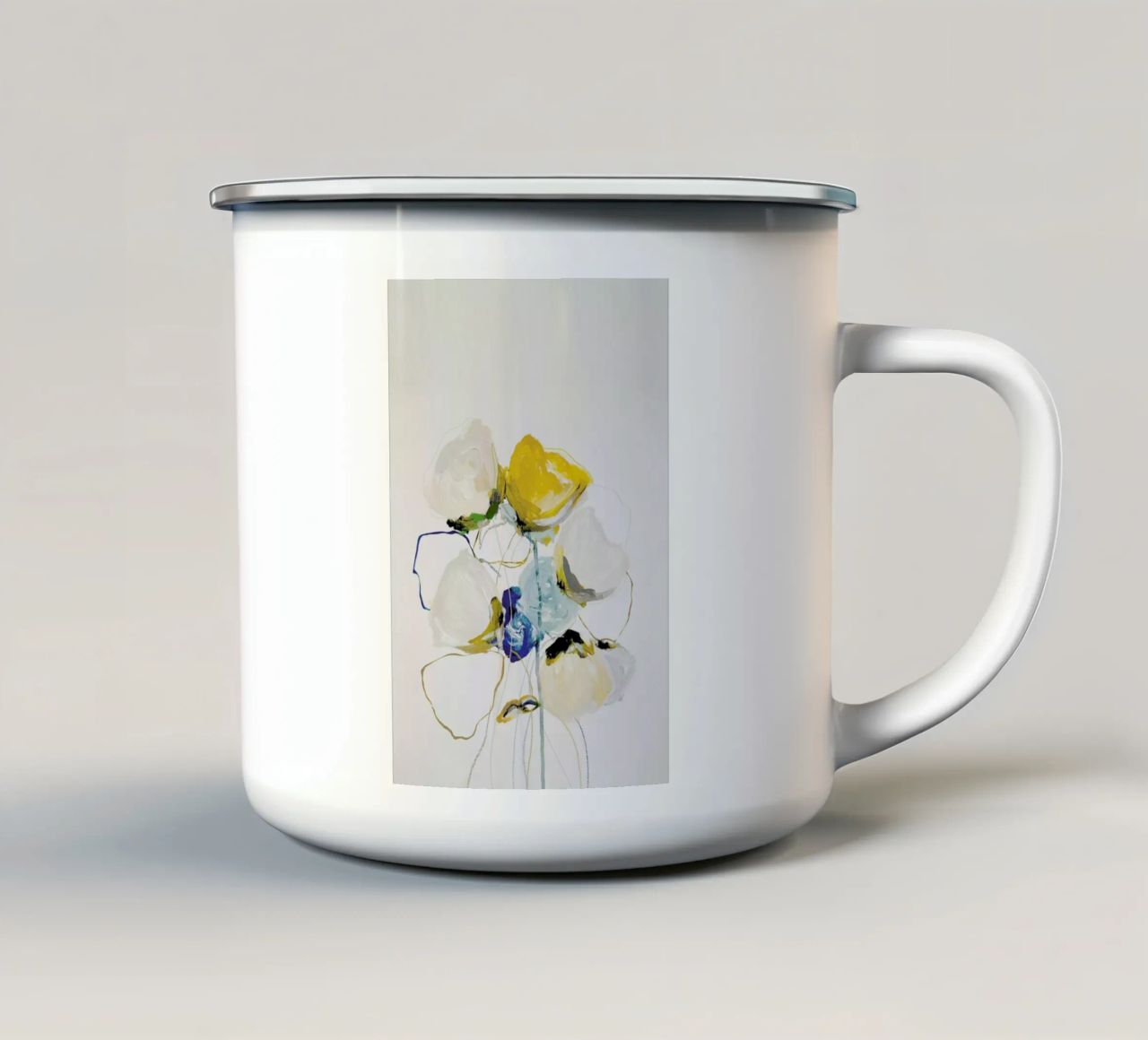 Bloom 1218 tazza in smalto da Leigh Viner