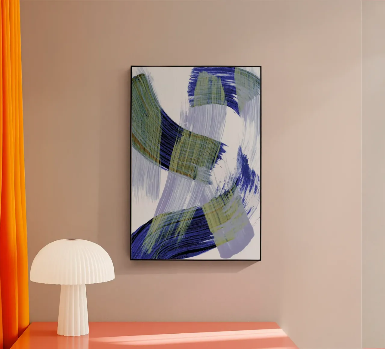 Abstract Brush Strokes 13 plexiglass da Mareike Böhmer