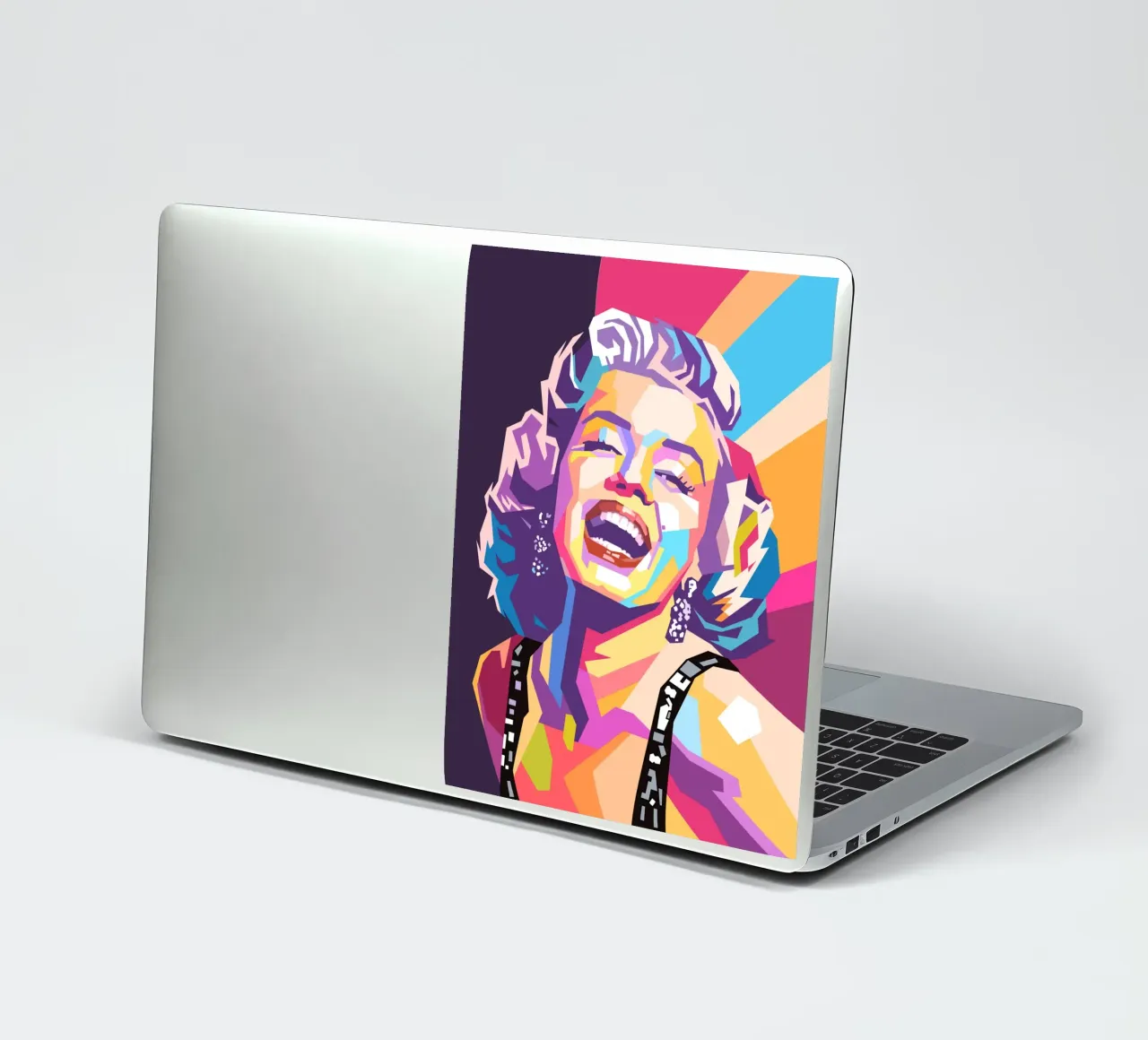 Marilyn Monroe portrait pop art coloré autocollant de Hantamrata