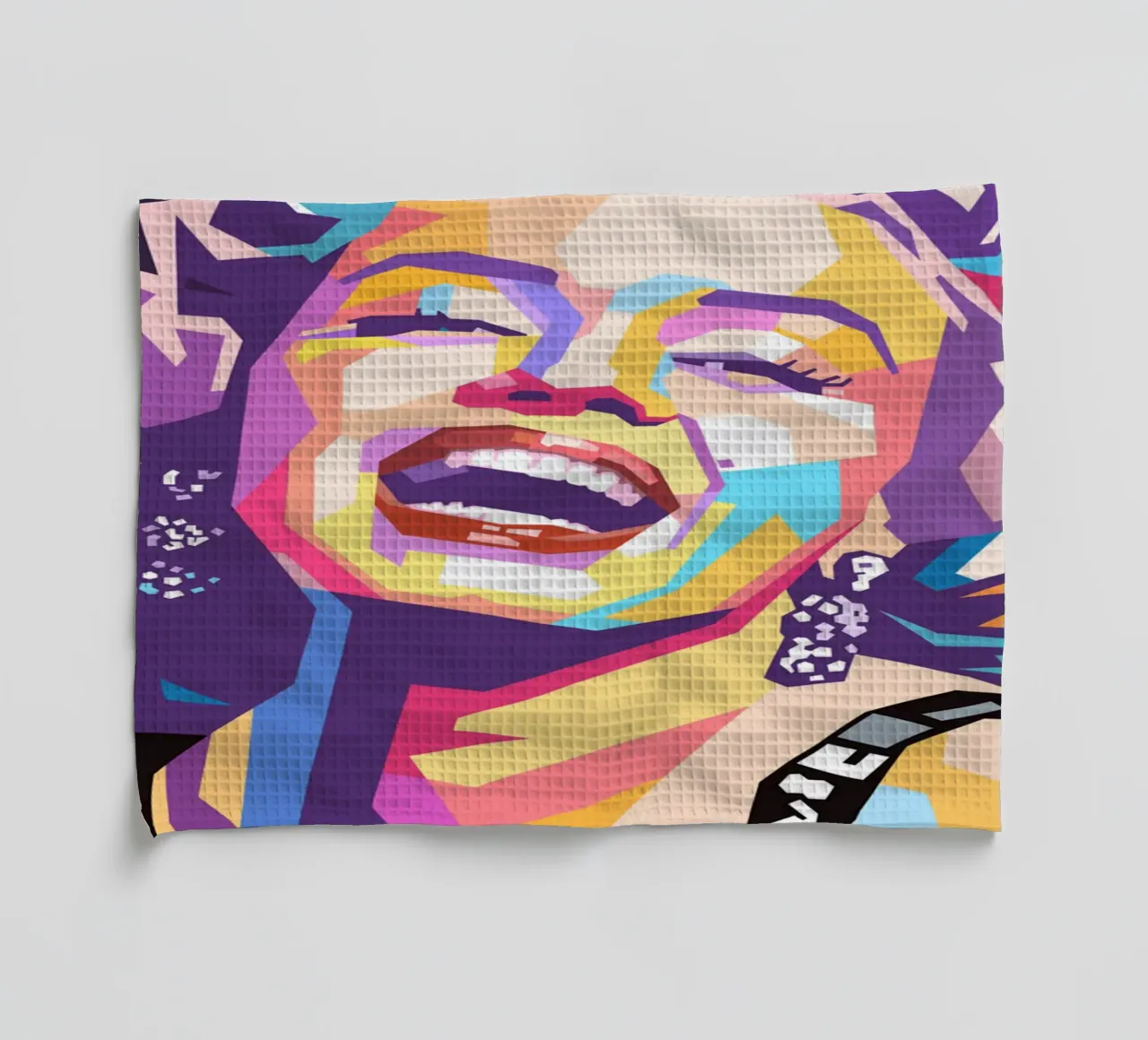 Marilyn Monroe portrait pop art coloré torchon de Hantamrata