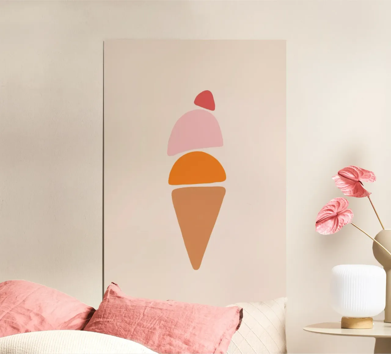 Gelato poster con telaio in legno da Galaxy Eyes