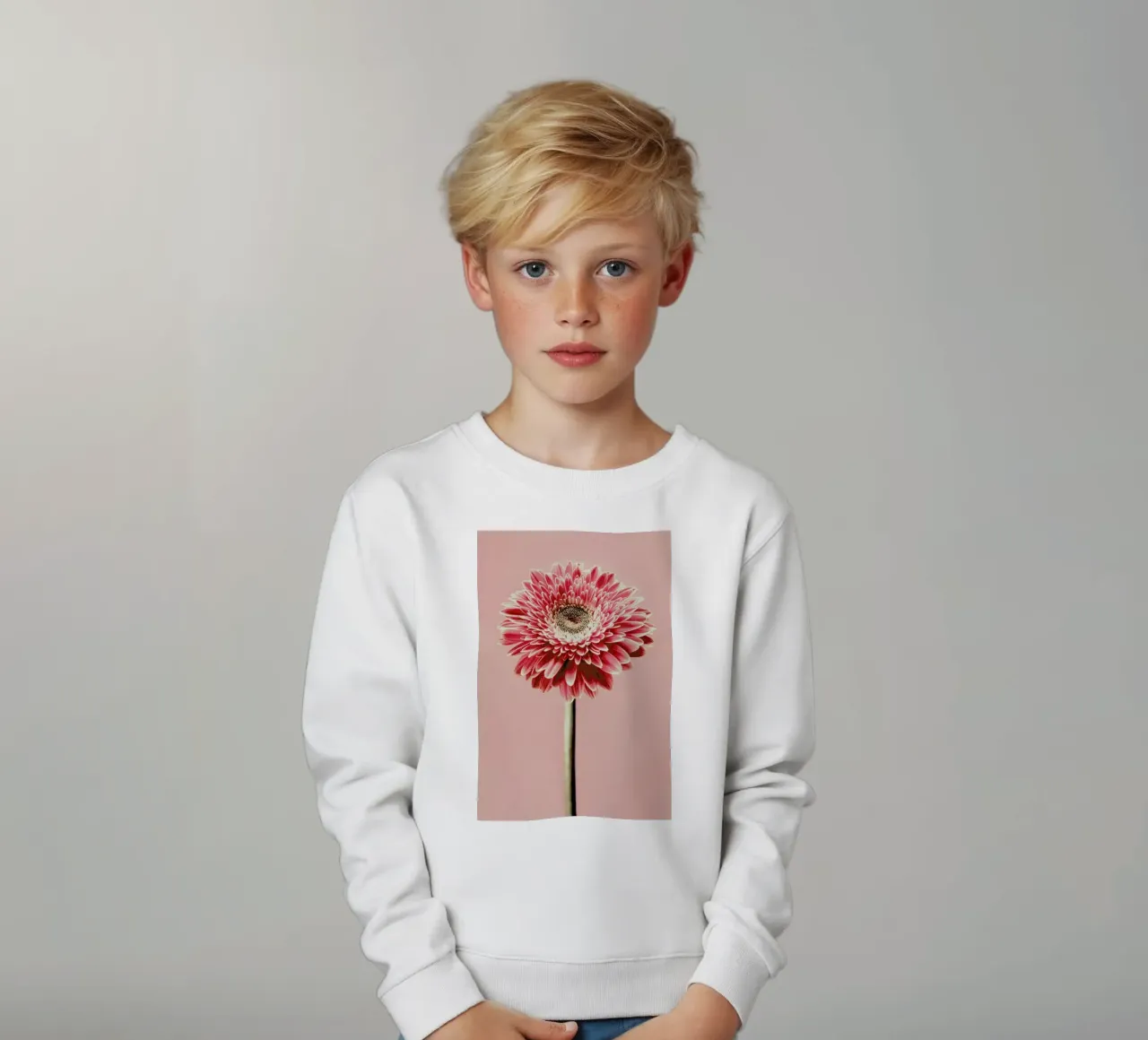 Red Barberton Daisy felpa bambino da Flora & Fauna