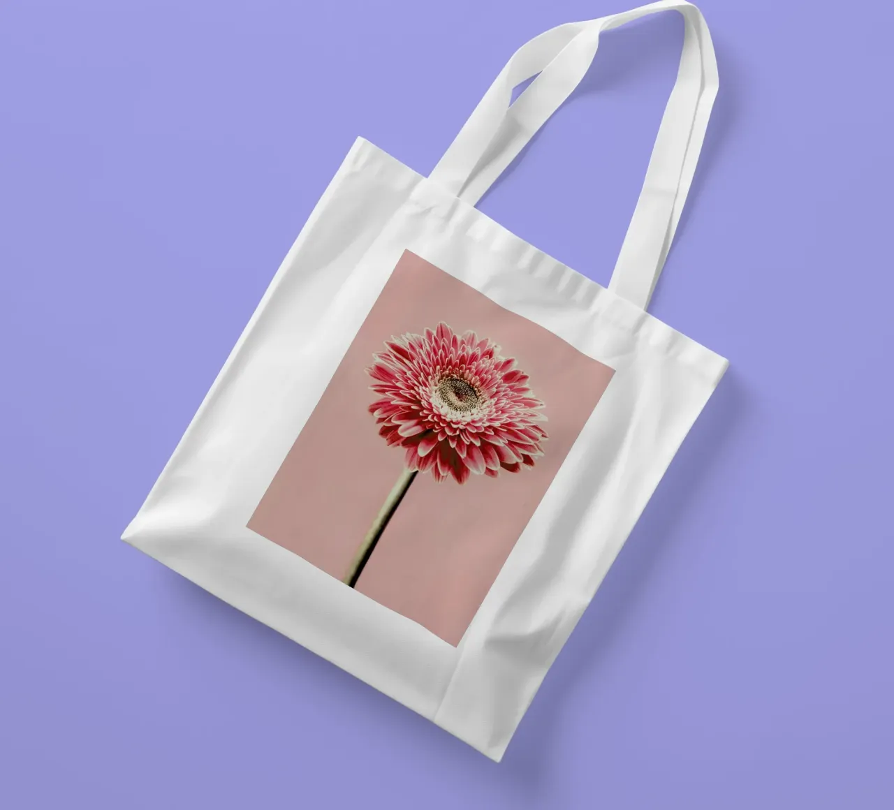 Red Barberton Daisy tote bag by Flora & Fauna