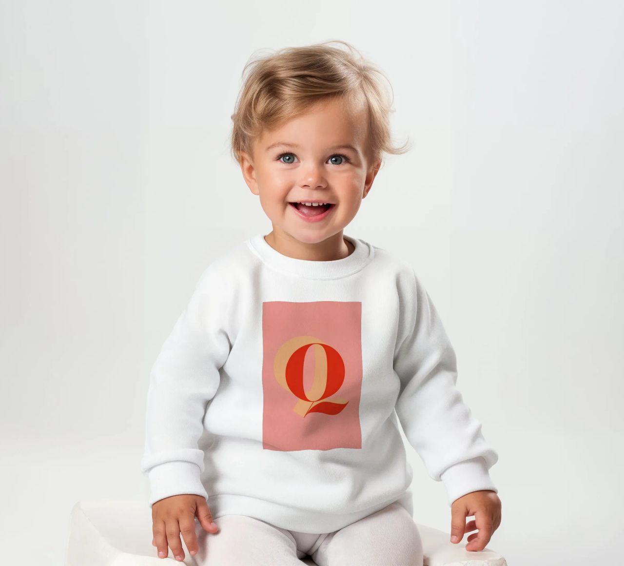 Red Q felpa neonato da daylight design studio