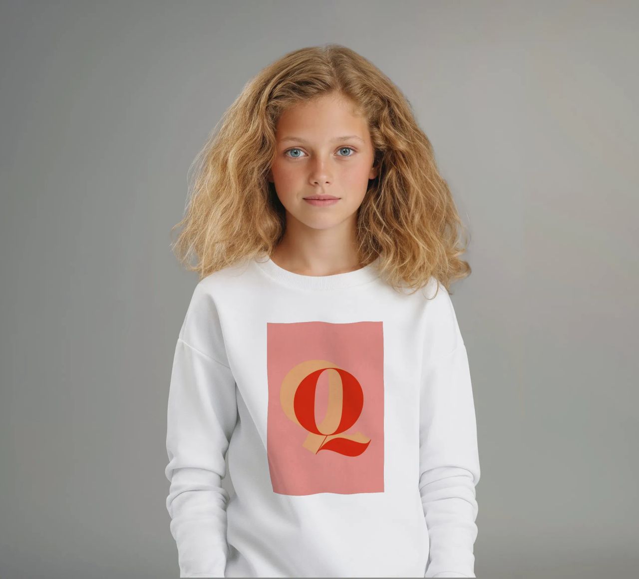 Red Q felpa bambino da daylight design studio