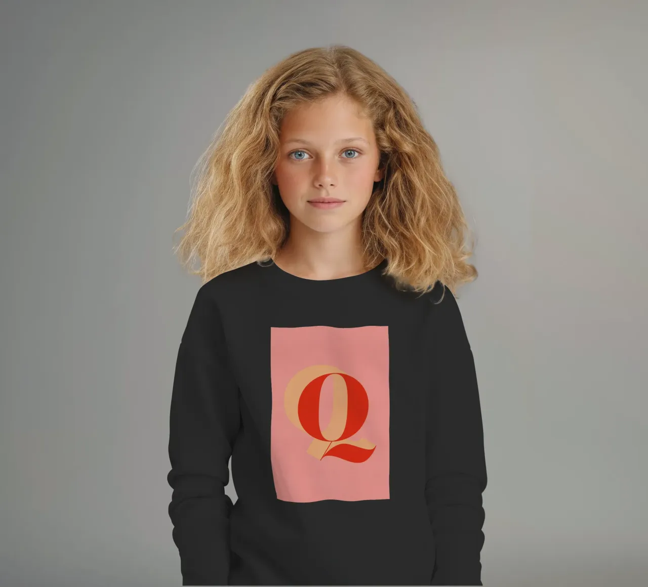 Red Q felpa bambino da daylight design studio