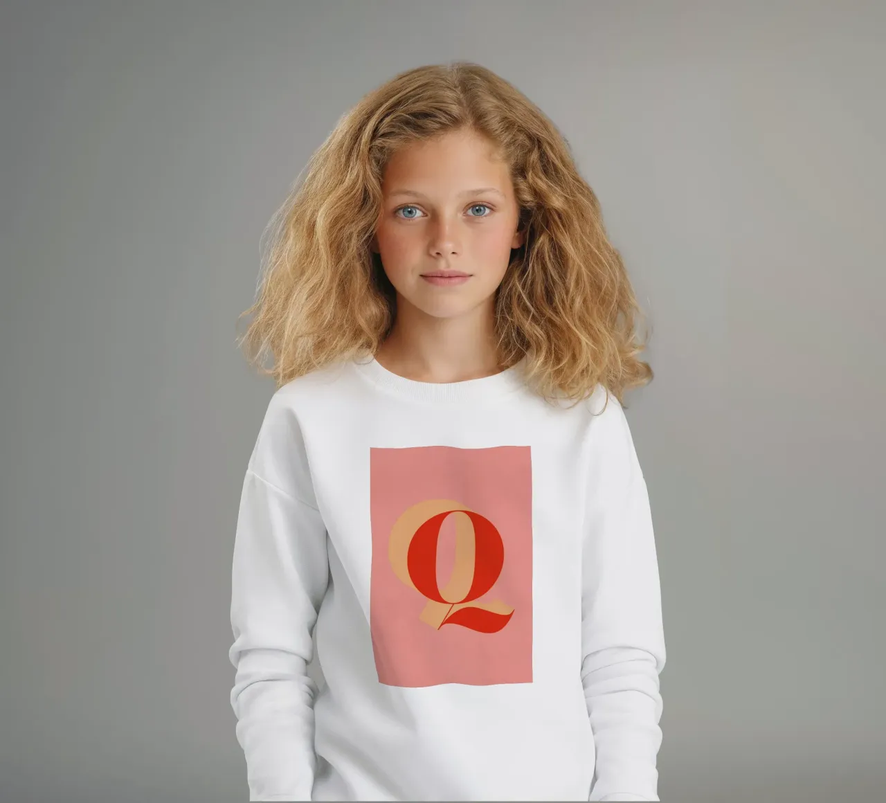 Red Q felpa bambino da daylight design studio