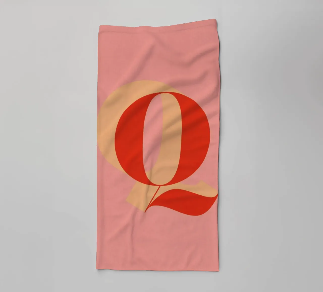 Red Q asciugamano da bagno da daylight design studio