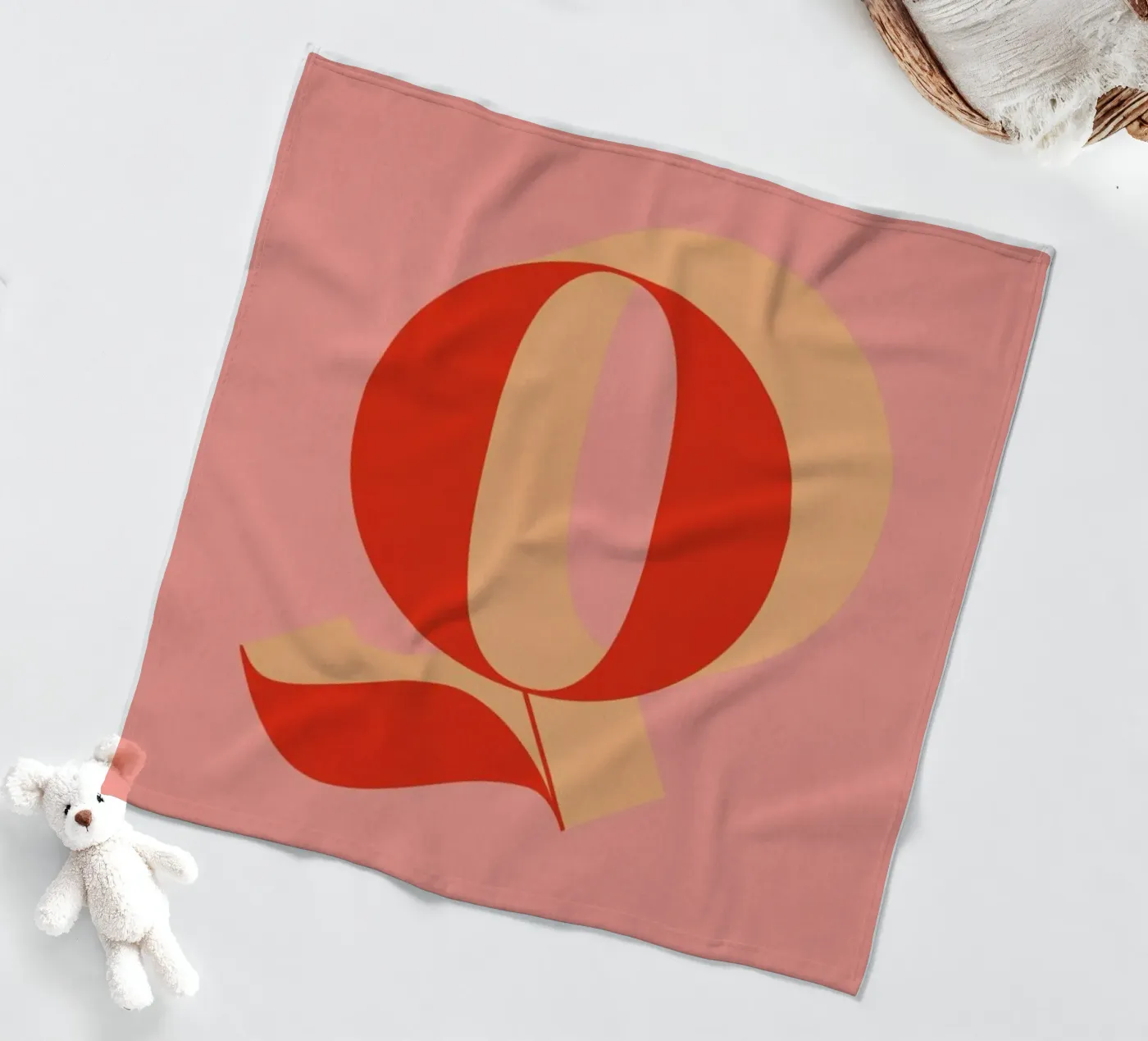 Red Q Fleecedecke von daylight design studio
