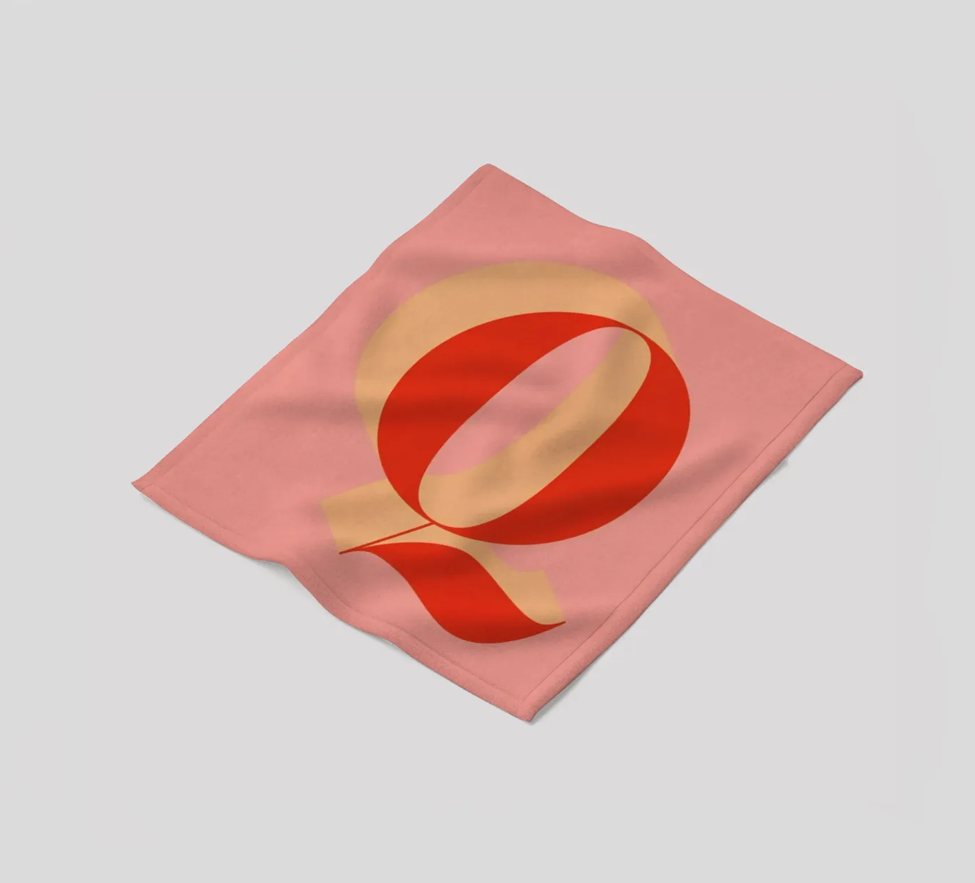 Red Q Fleecedecke von daylight design studio