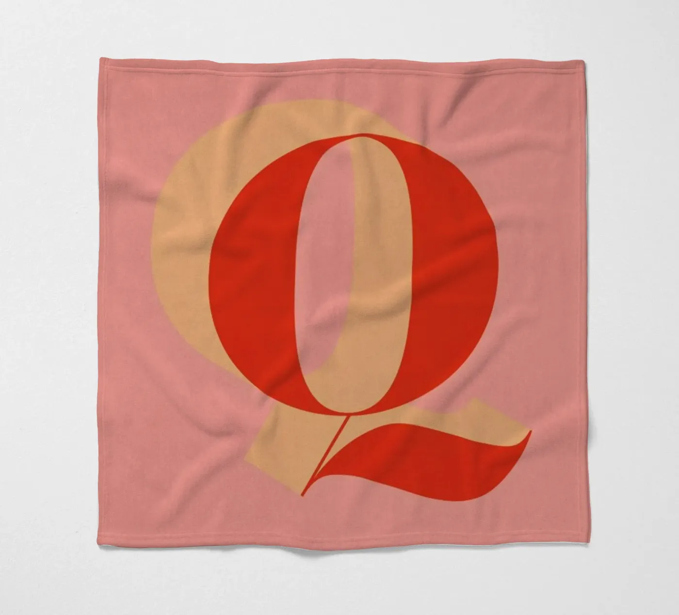 Red Q Fleecedecke von daylight design studio