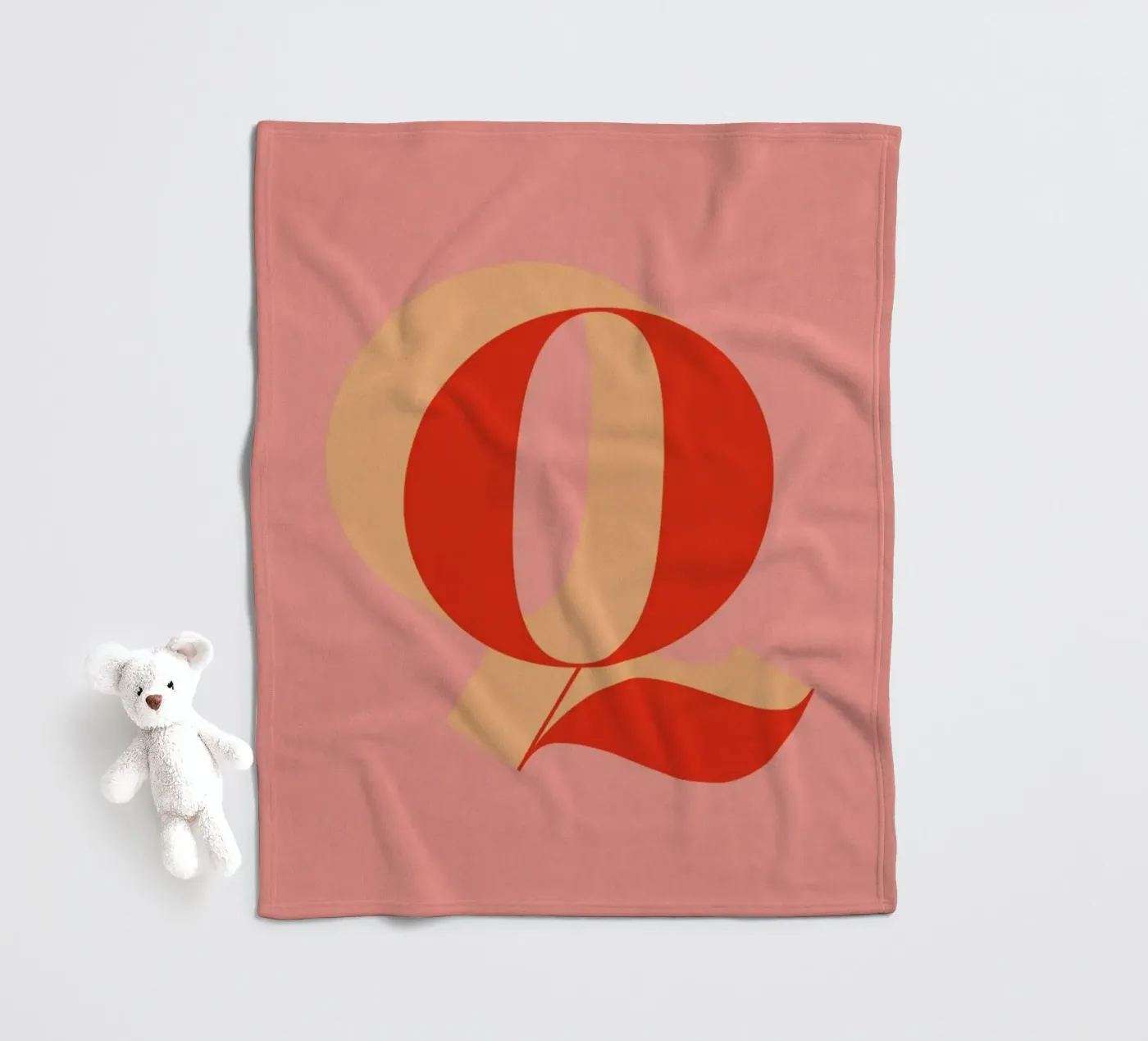 Red Q Fleecedecke von daylight design studio
