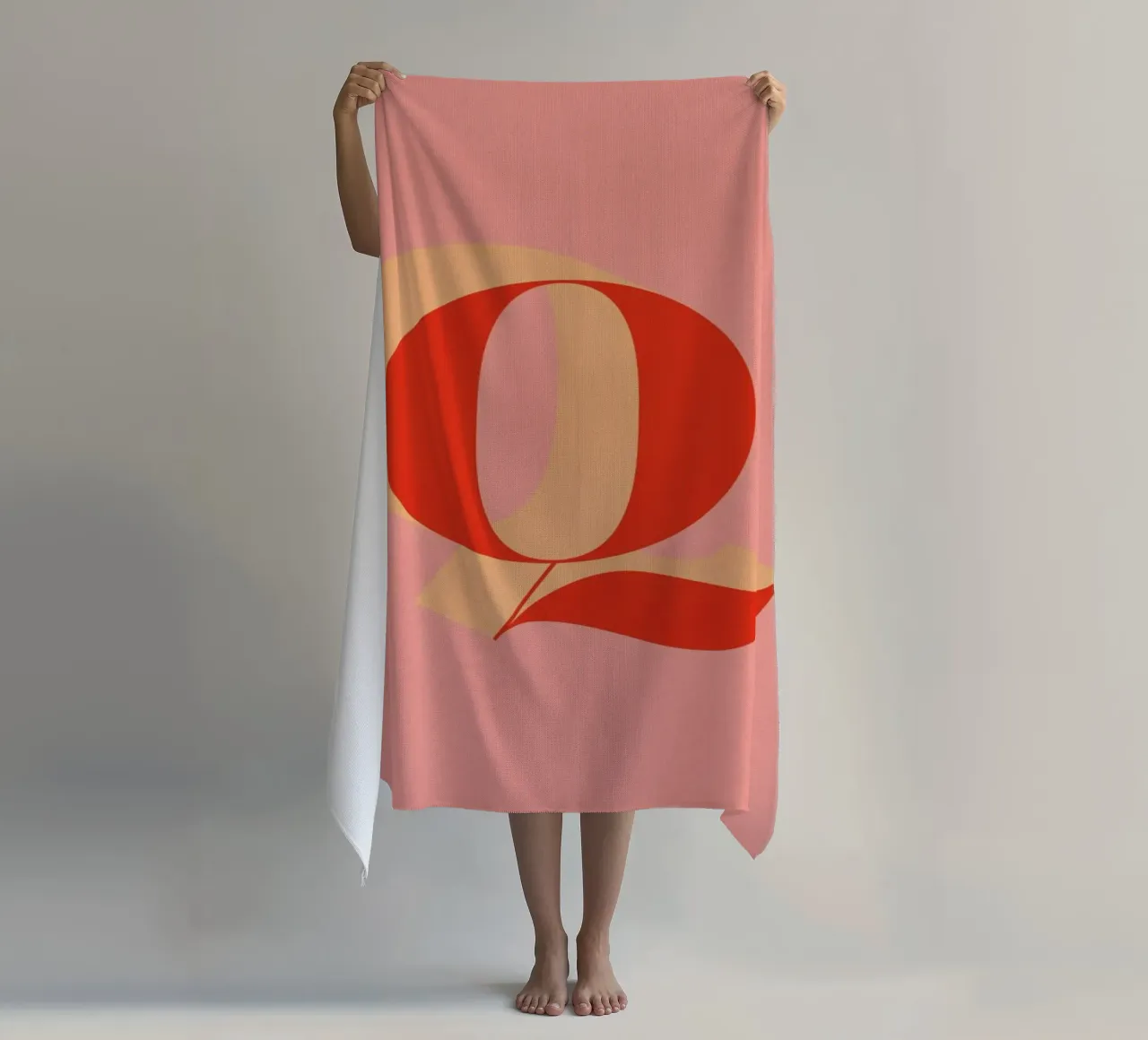 Red Q toalla de playa de daylight design studio