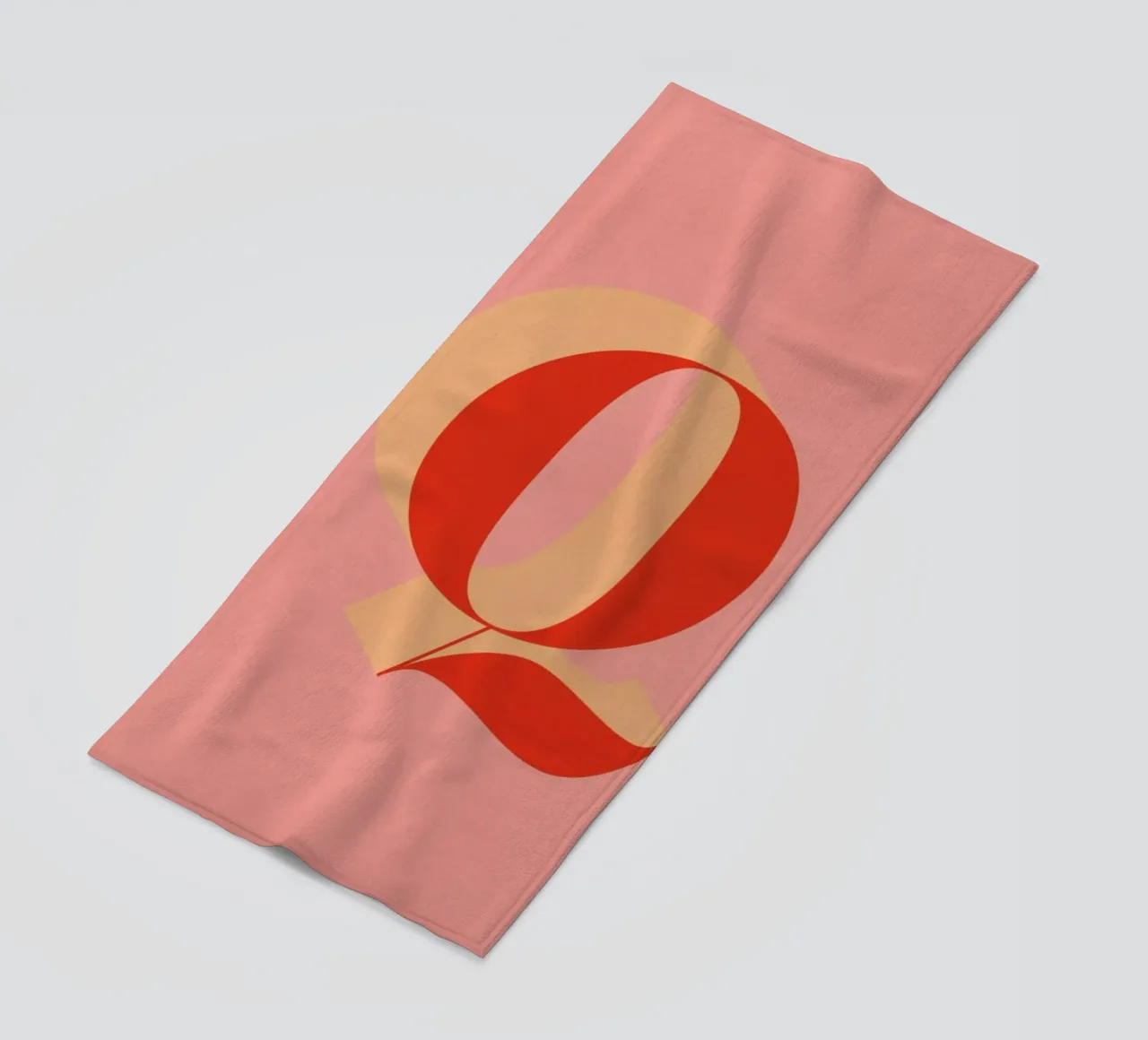 Red Q toalla de playa de daylight design studio