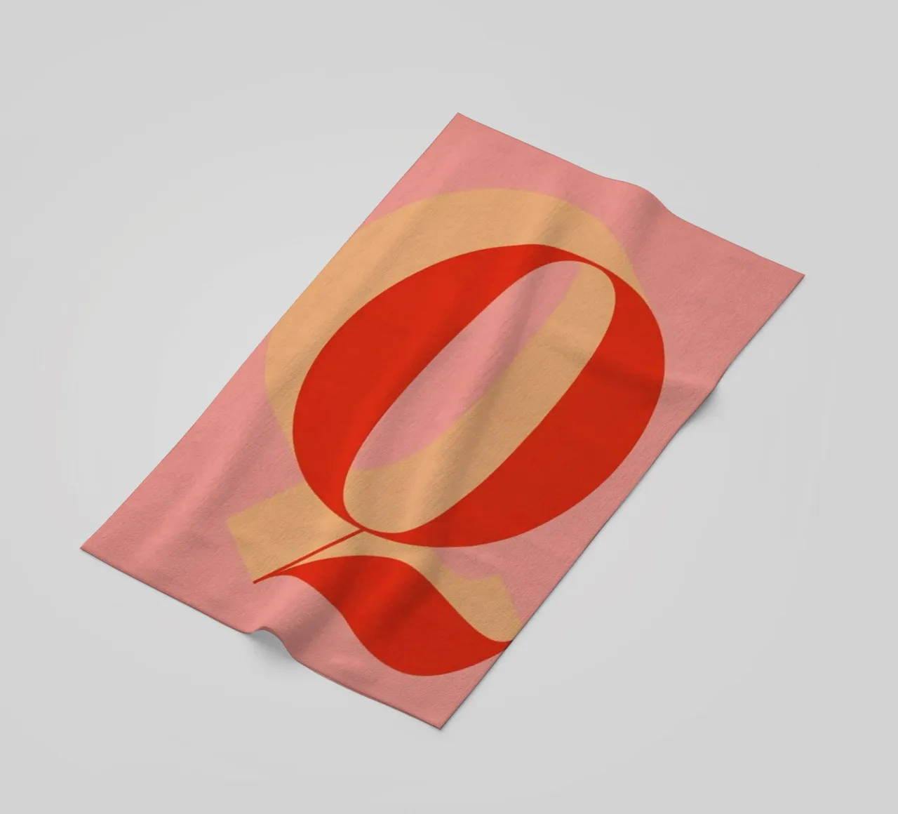 Red Q toalla de playa de daylight design studio