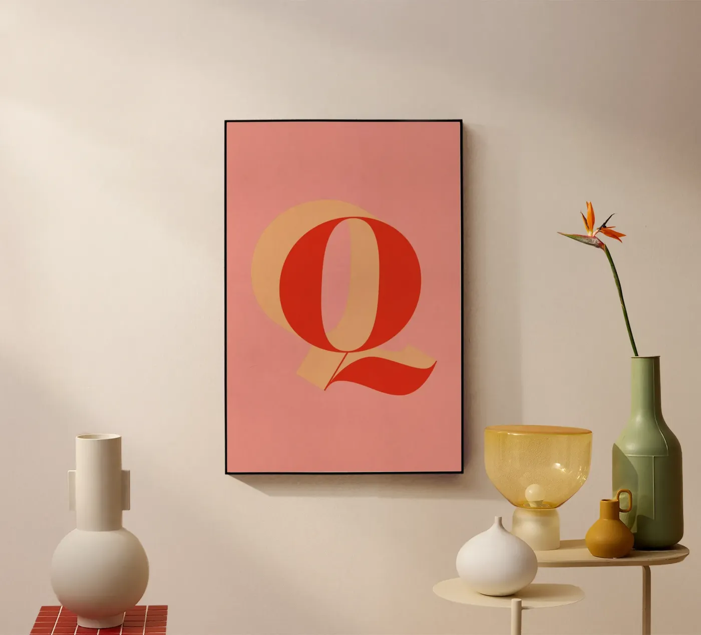 Red Q acrylic glass by daylight design studio