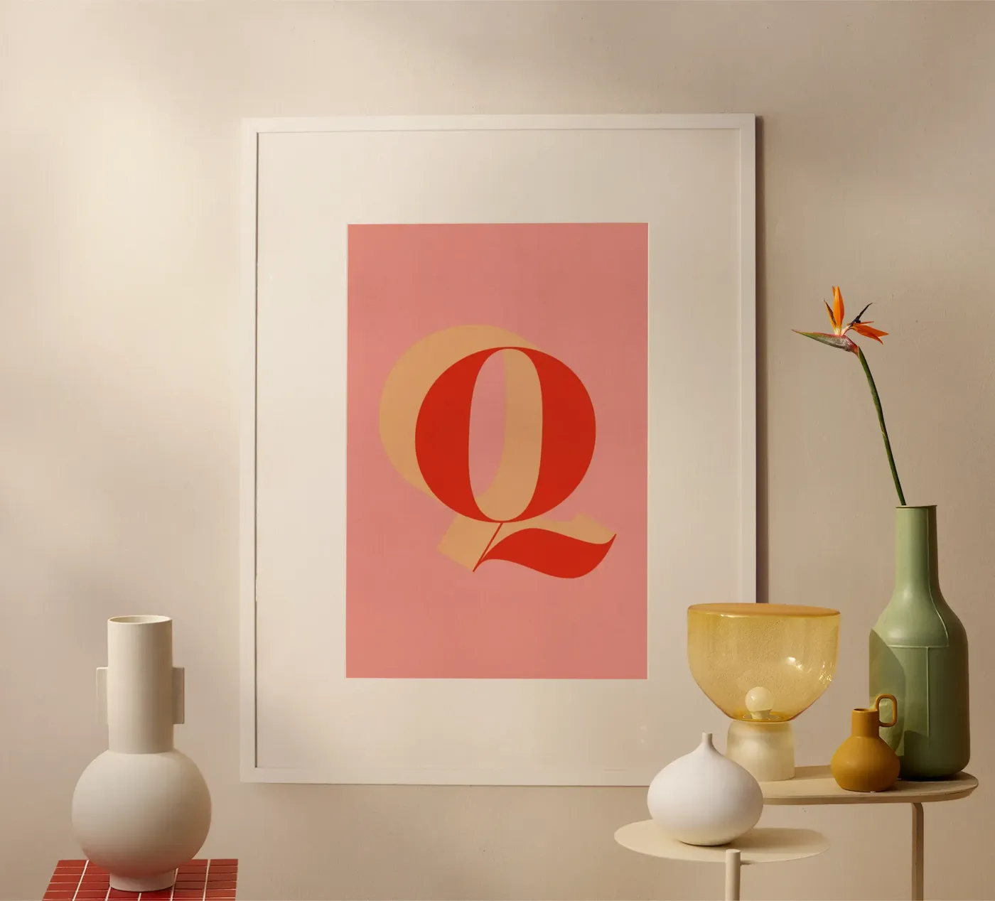 Red Q poster da daylight design studio