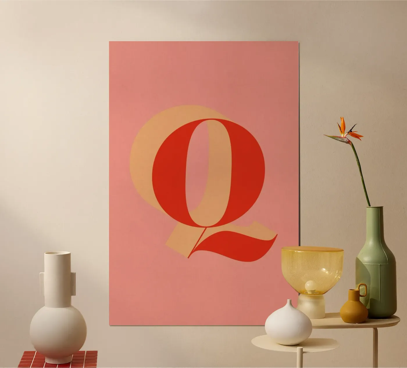 Red Q poster da daylight design studio