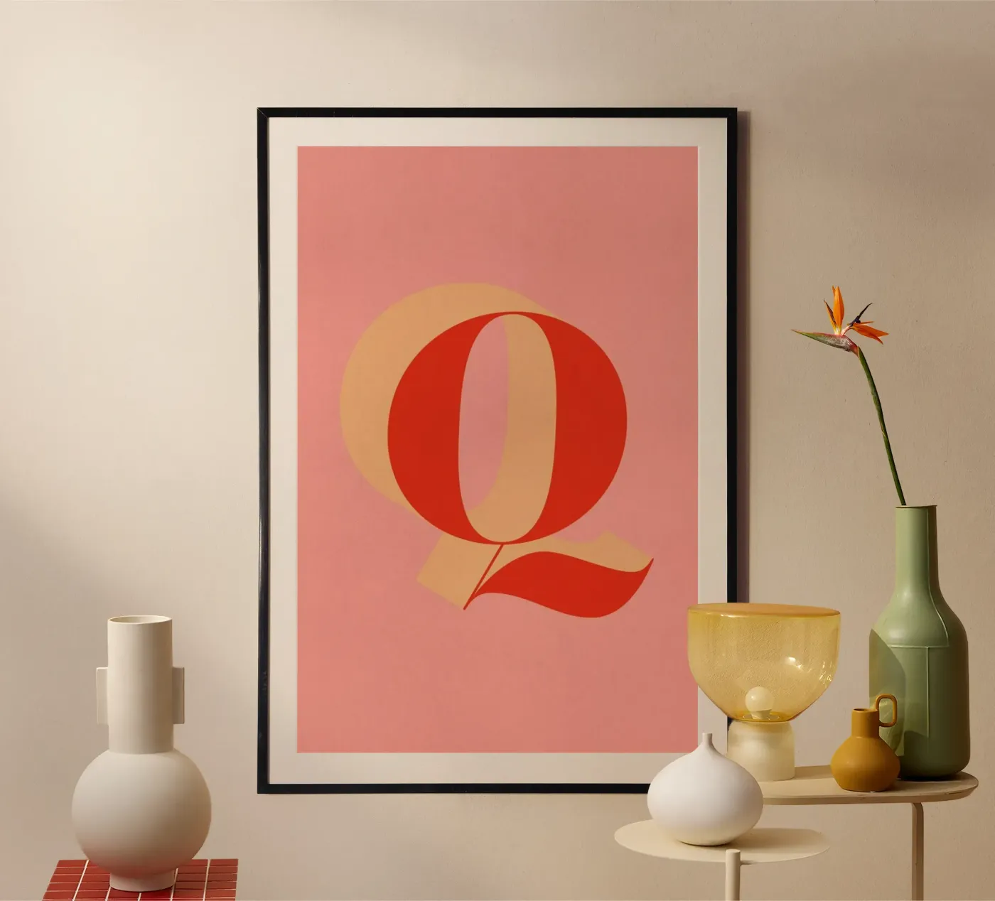 Red Q poster da daylight design studio