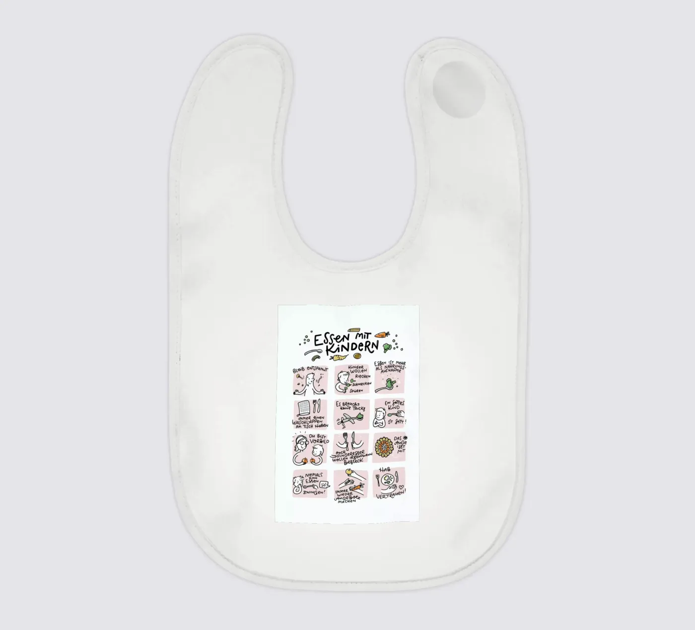 Essen Babylätzchen von Geborgen Wachsen x JUNIQE