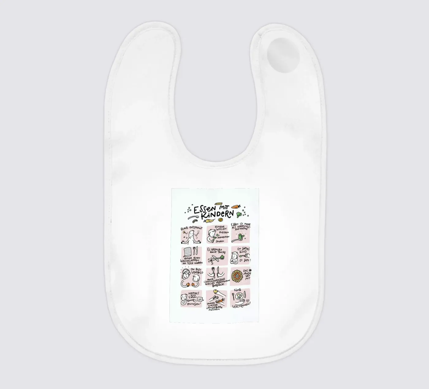 Essen Babylätzchen von Geborgen Wachsen x JUNIQE