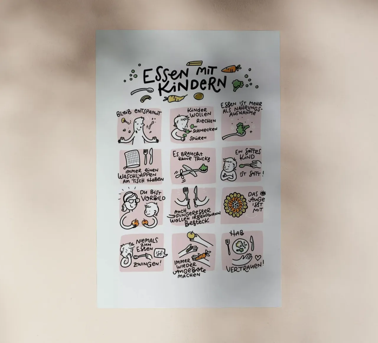 Essen pellicola backlit da Geborgen Wachsen x JUNIQE