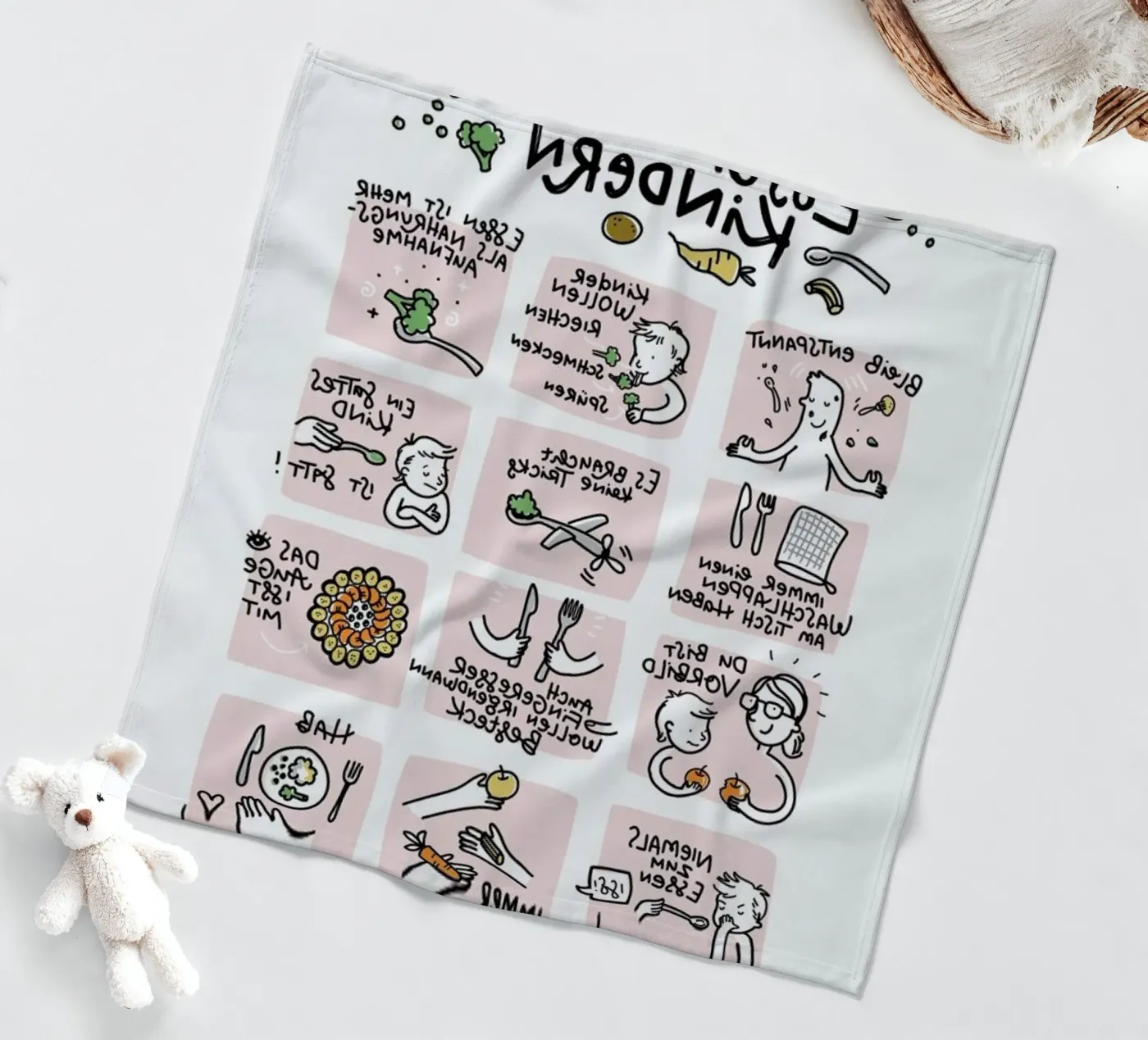 Essen fleece blanket by Geborgen Wachsen x JUNIQE