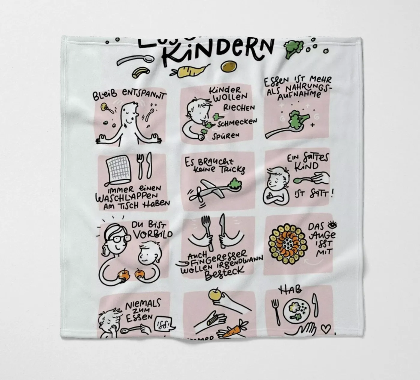 Essen fleece blanket by Geborgen Wachsen x JUNIQE