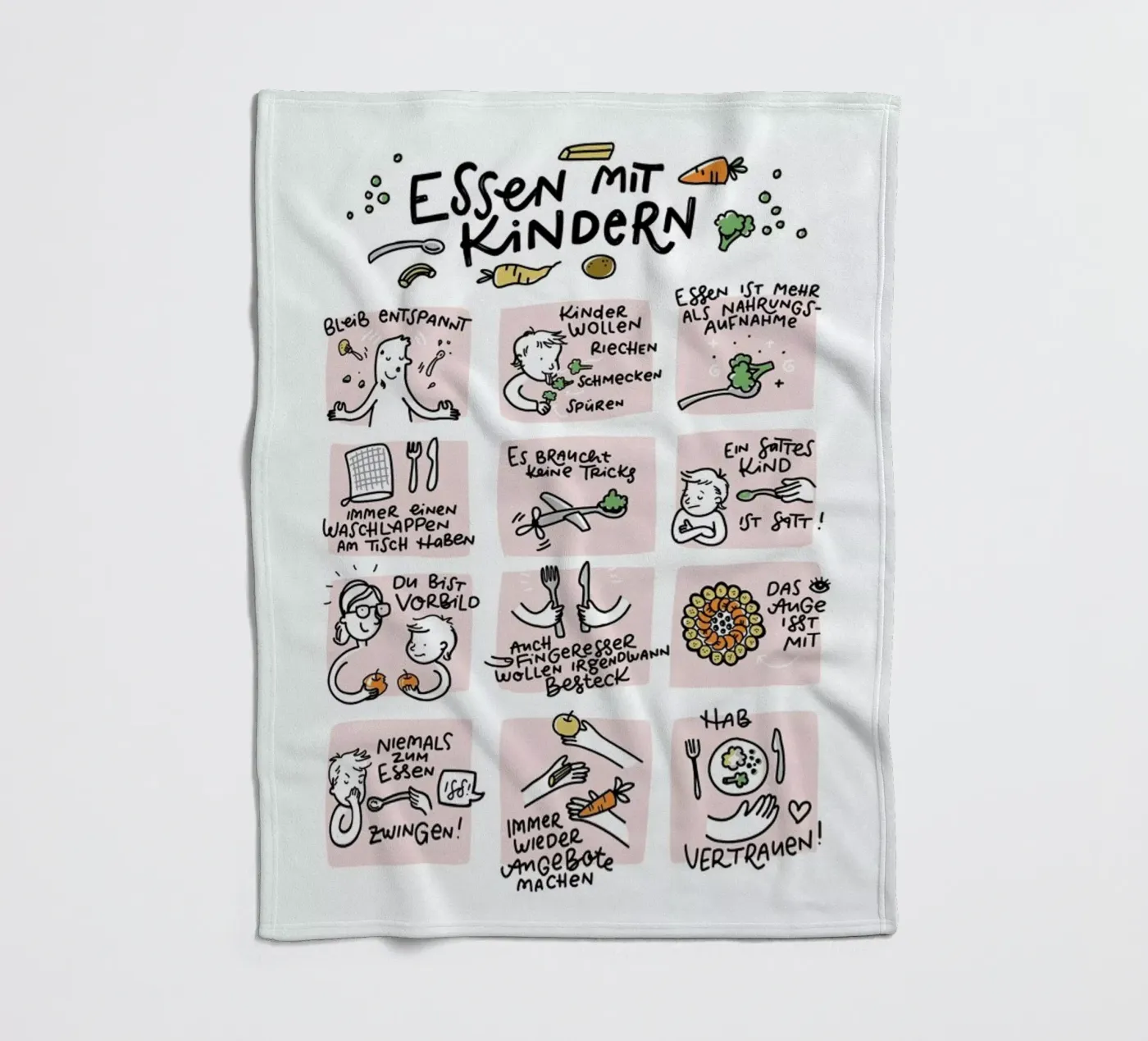 Essen fleece blanket by Geborgen Wachsen x JUNIQE