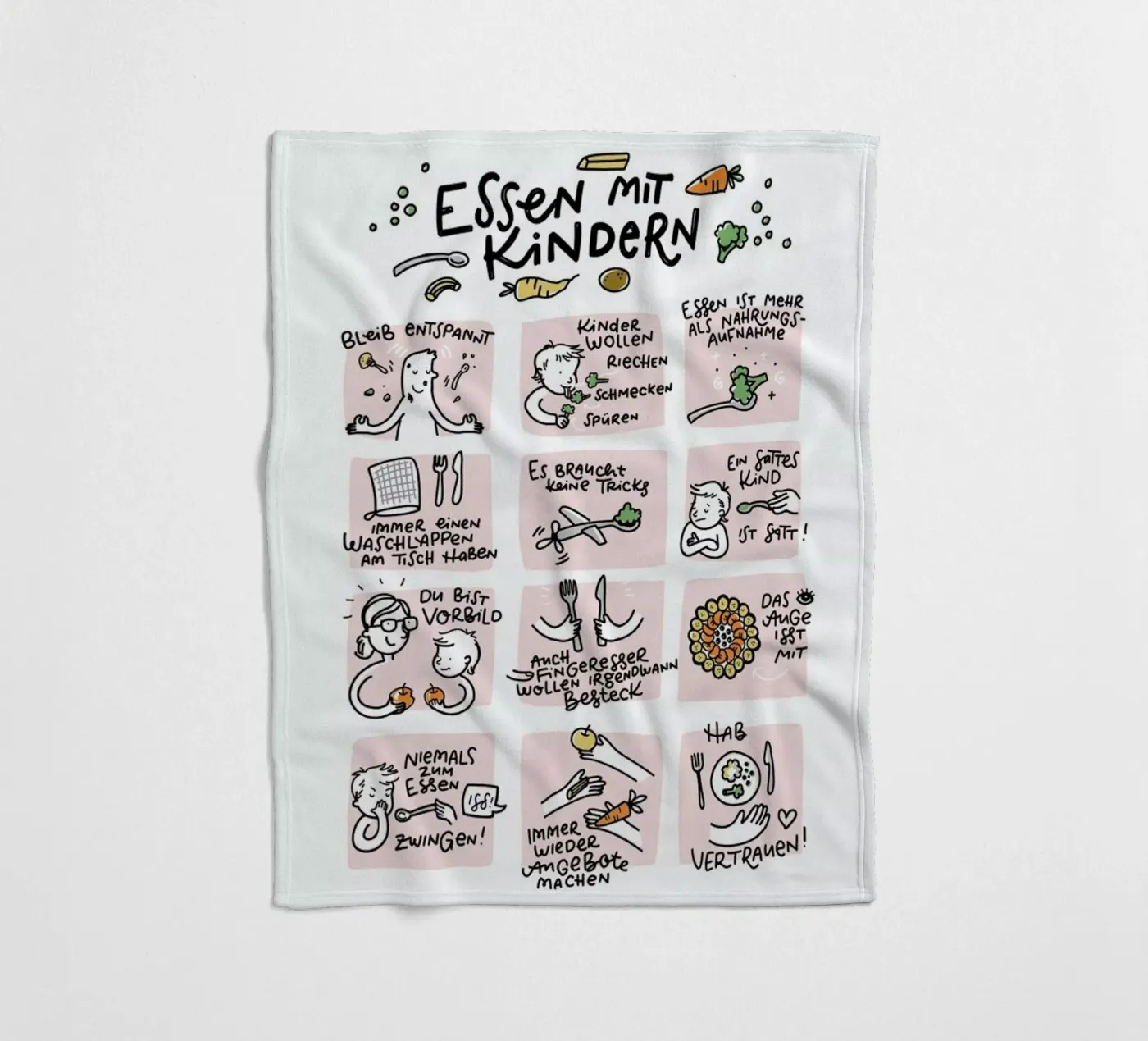 Essen fleece blanket by Geborgen Wachsen x JUNIQE