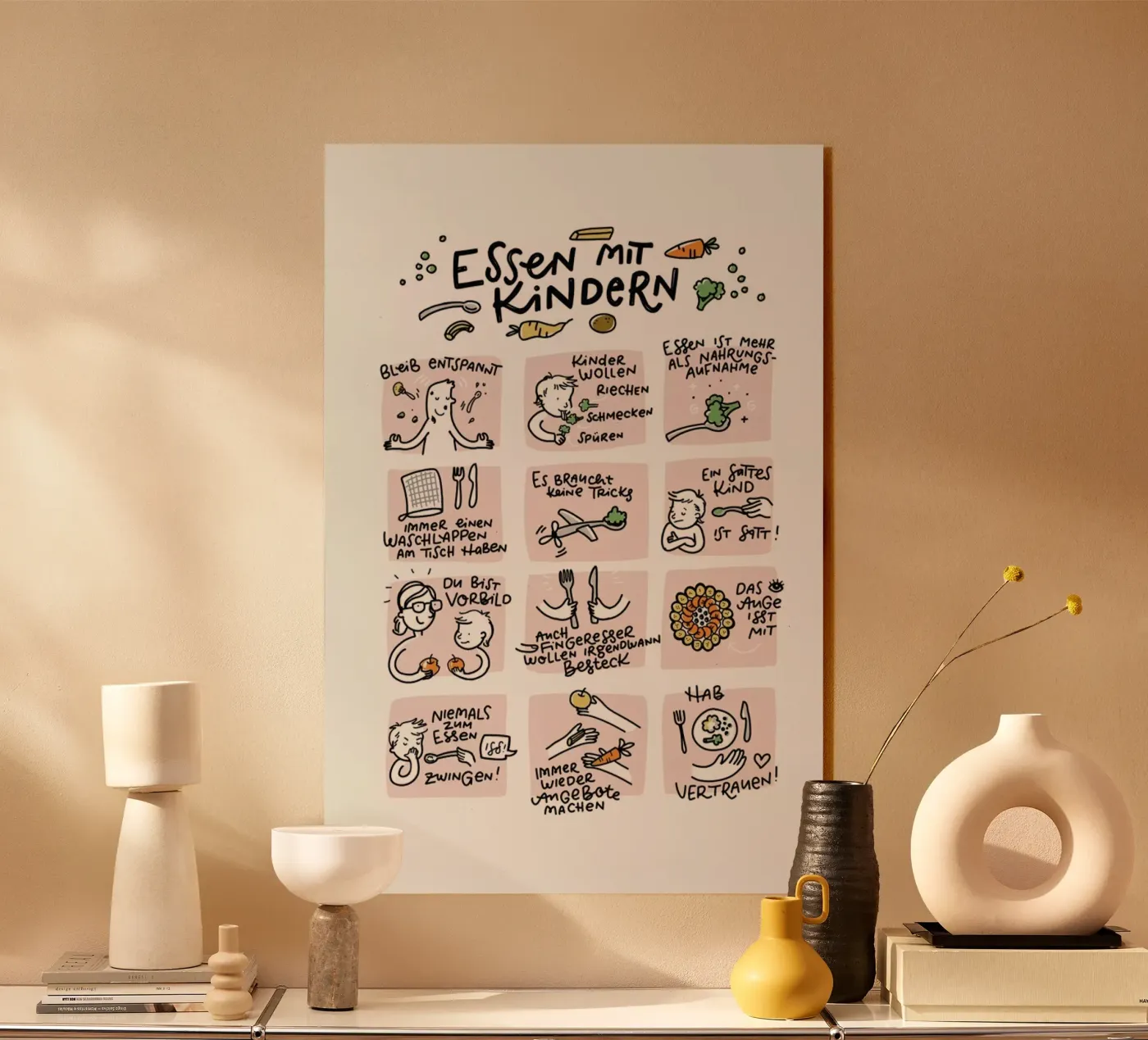 Essen plexiglas de Geborgen Wachsen x JUNIQE