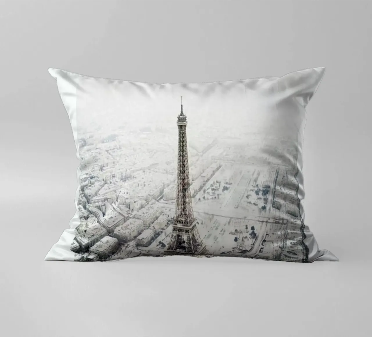 Paris in Winter decorative cushion by METROPOLIS
