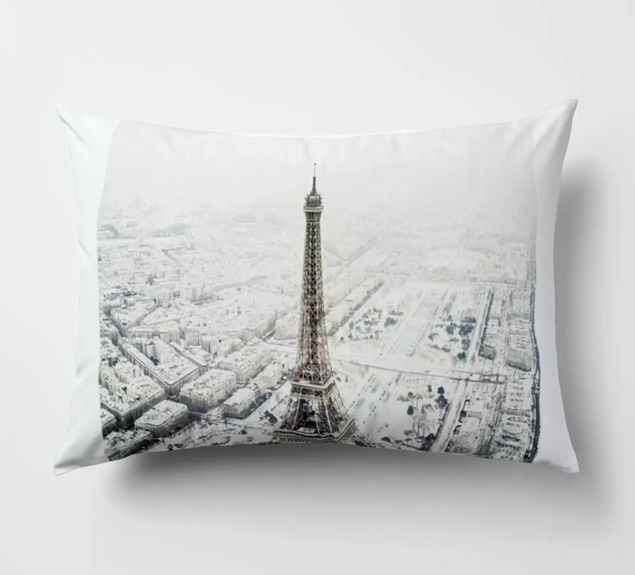Paris in Winter decorative cushion by METROPOLIS