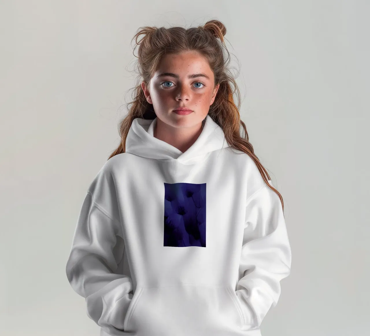 Be Soft But Strong felpa bambino con cappuccio da Studio Nahili