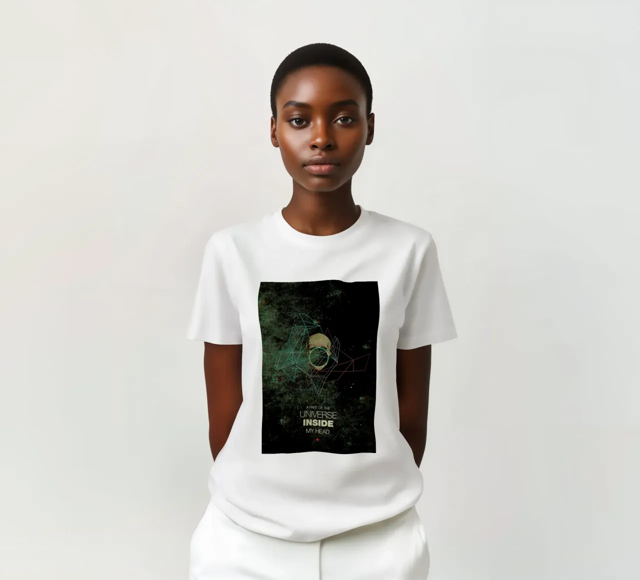 A Part Of The Universe Inside My Head t-shirt da Frank Moth