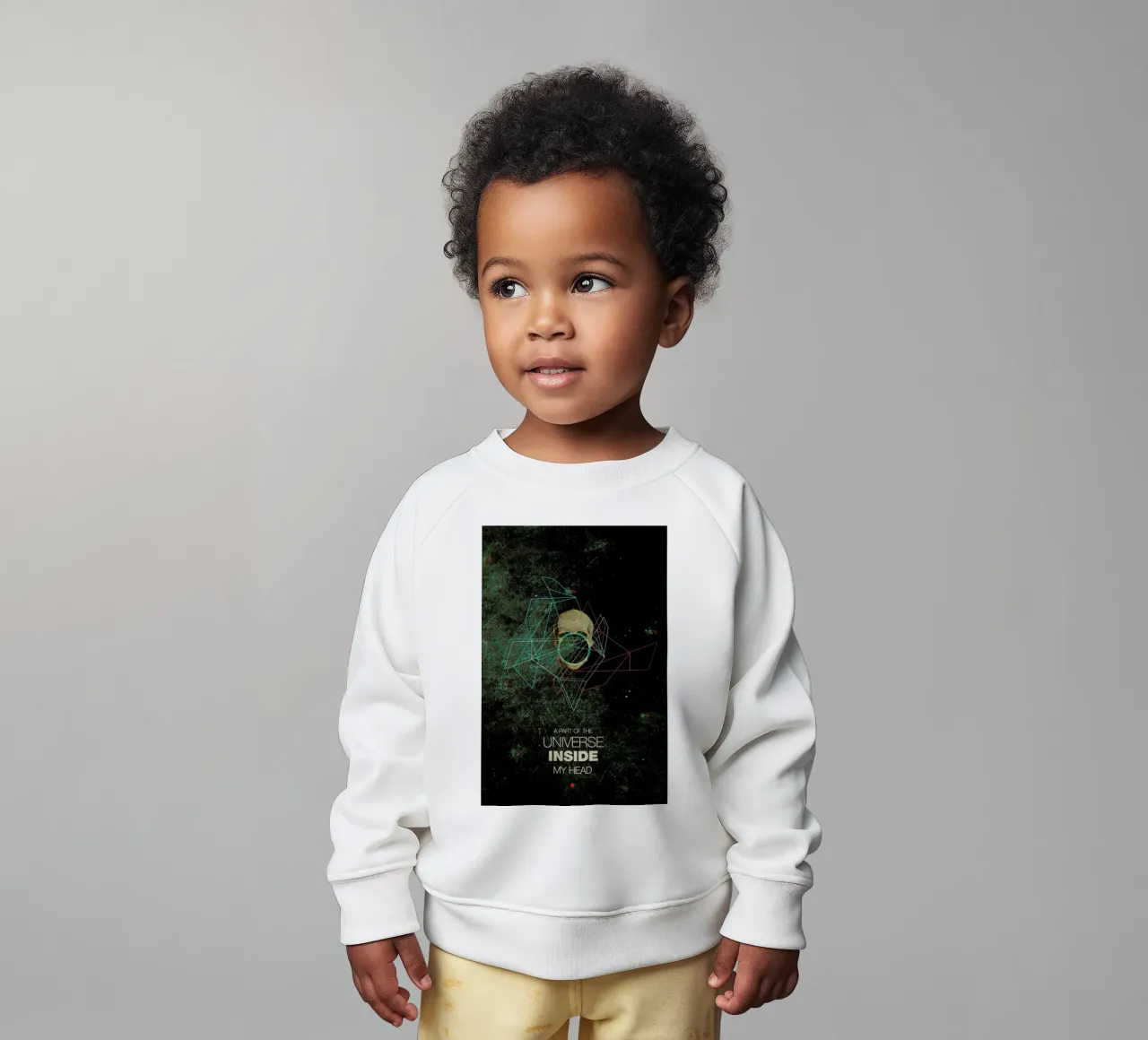 A Part Of The Universe Inside My Head felpa neonato da Frank Moth