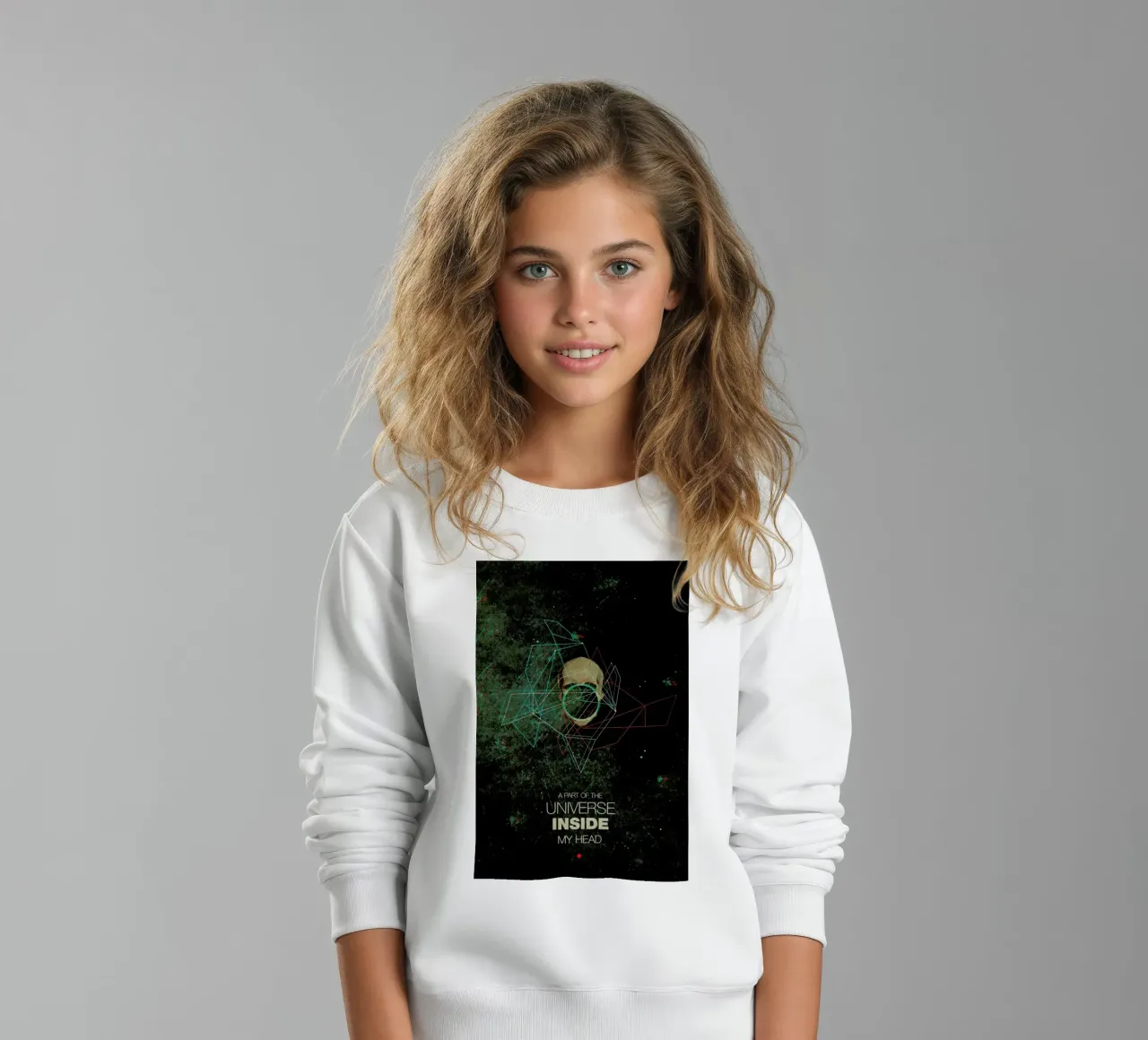 A Part Of The Universe Inside My Head kinder sweatshirt van Frank Moth