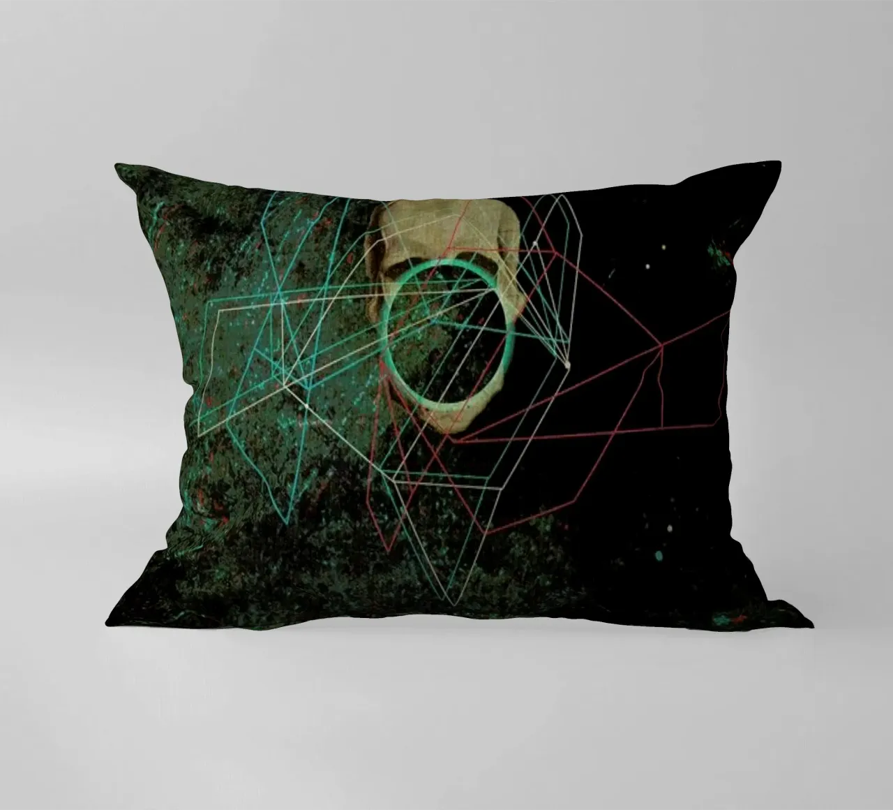 A Part Of The Universe Inside My Head decorative cushion by Frank Moth
