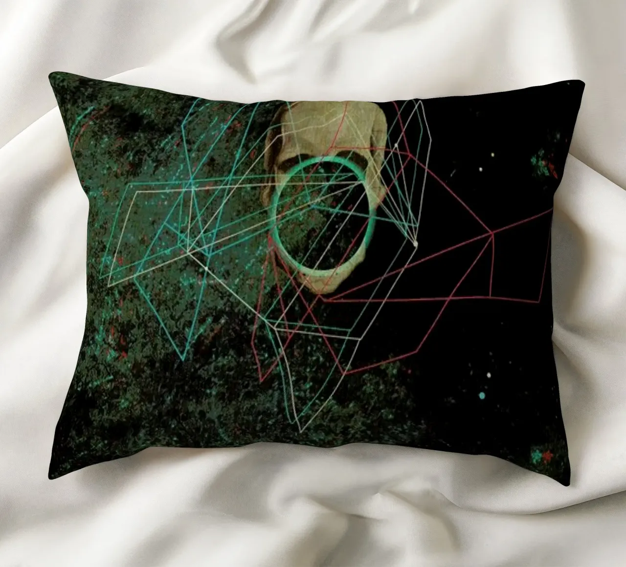 A Part Of The Universe Inside My Head decorative cushion by Frank Moth