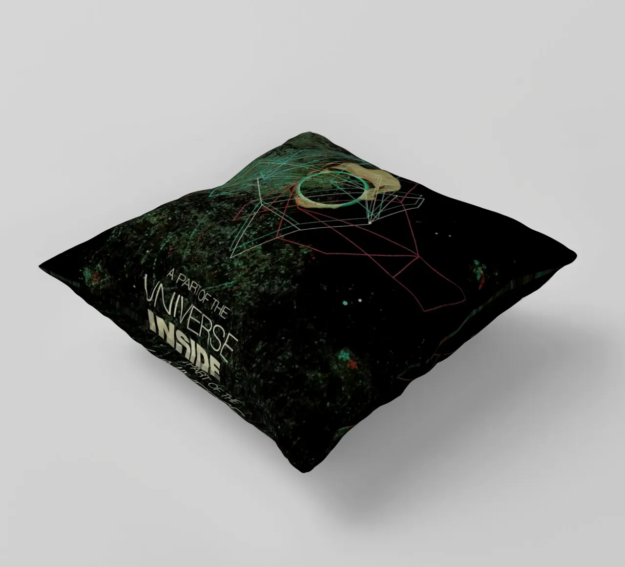 A Part Of The Universe Inside My Head cuscino da Frank Moth