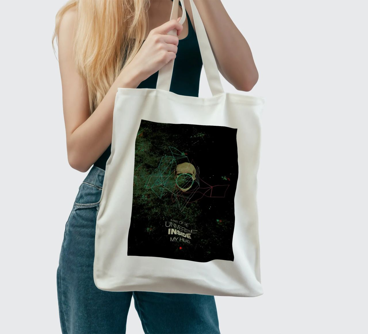A Part Of The Universe Inside My Head borsa in juta da Frank Moth