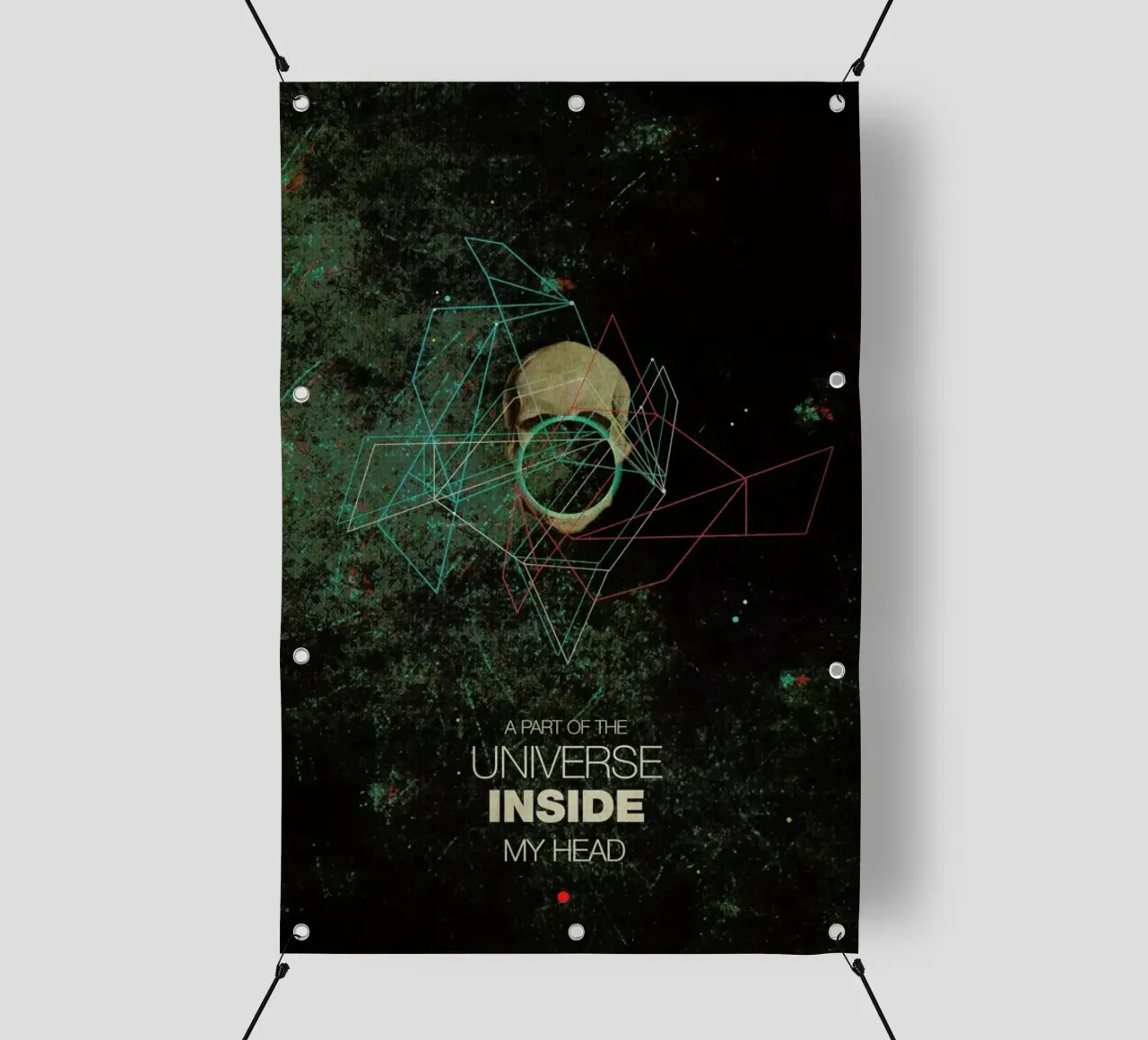 A Part Of The Universe Inside My Head telo in pvc da Frank Moth