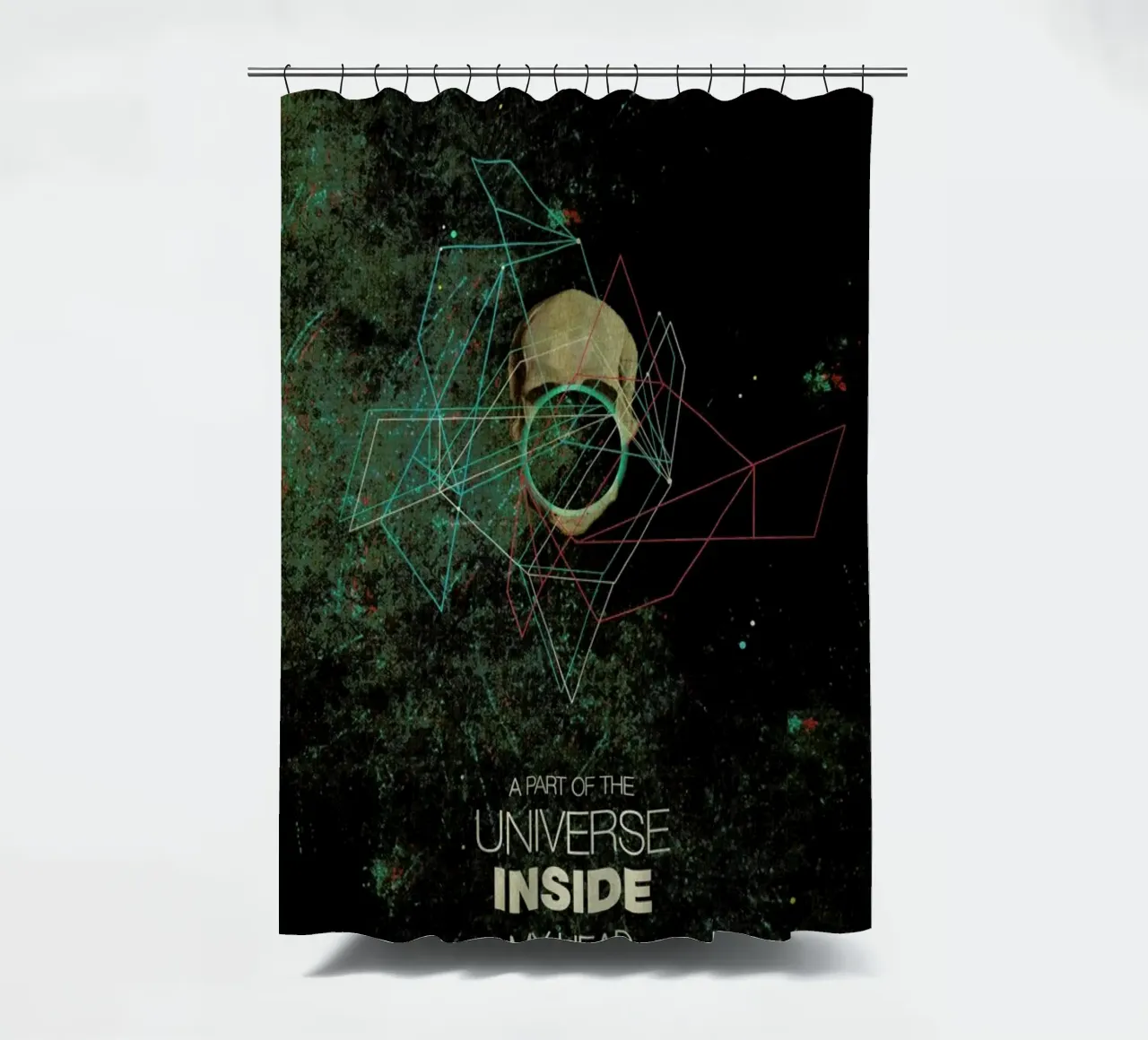 A Part Of The Universe Inside My Head tenda da doccia da Frank Moth