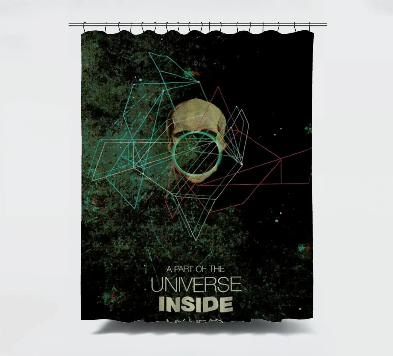 A Part Of The Universe Inside My Head tenda da doccia da Frank Moth