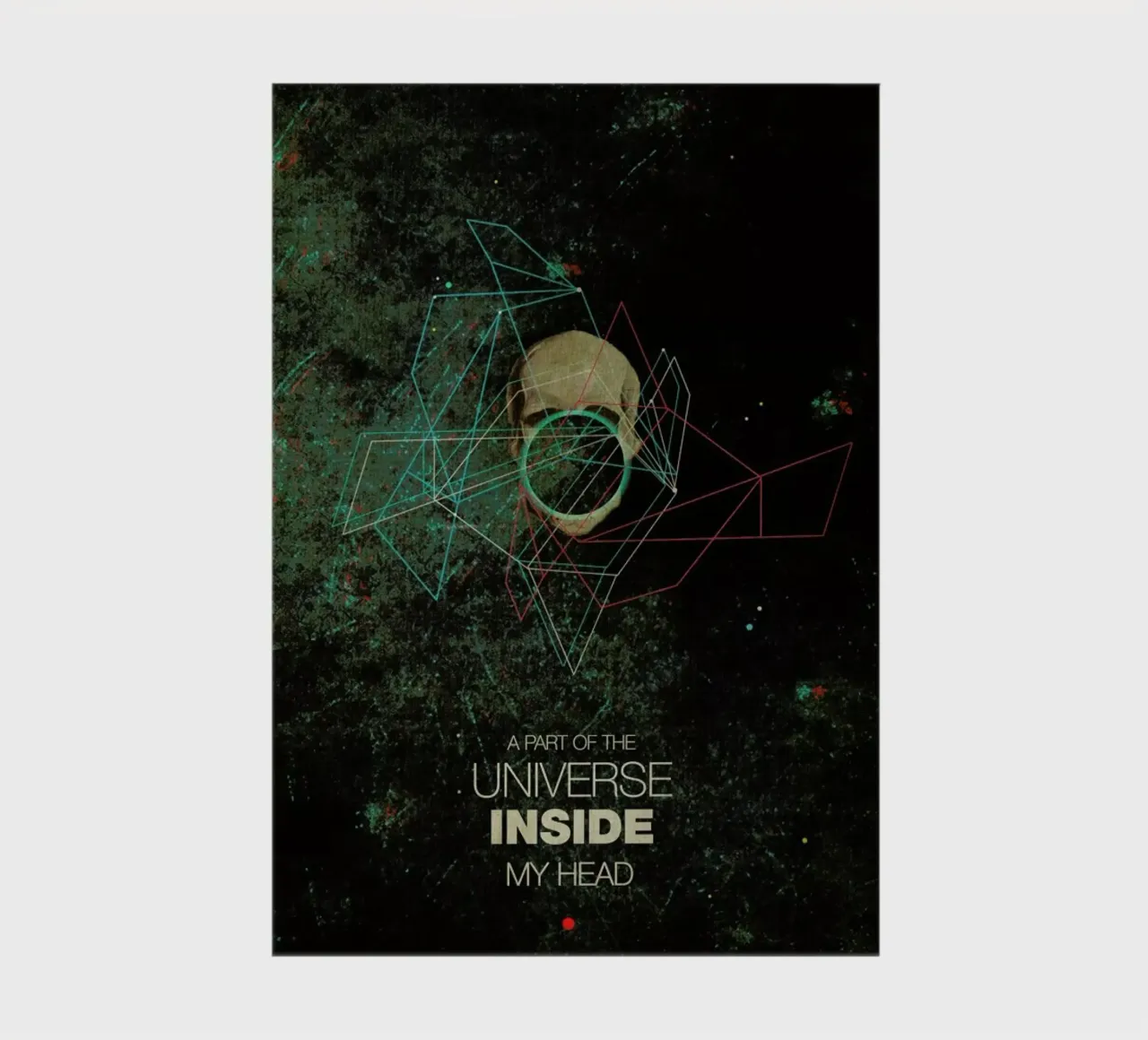 A Part Of The Universe Inside My Head notebook by Frank Moth