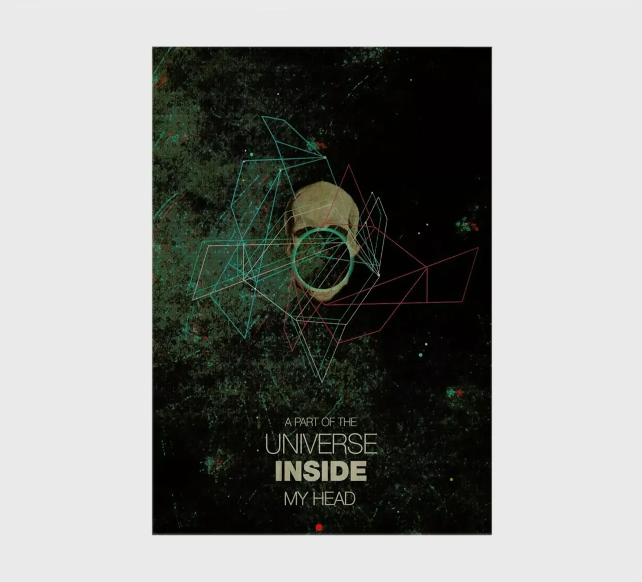 A Part Of The Universe Inside My Head notebook by Frank Moth