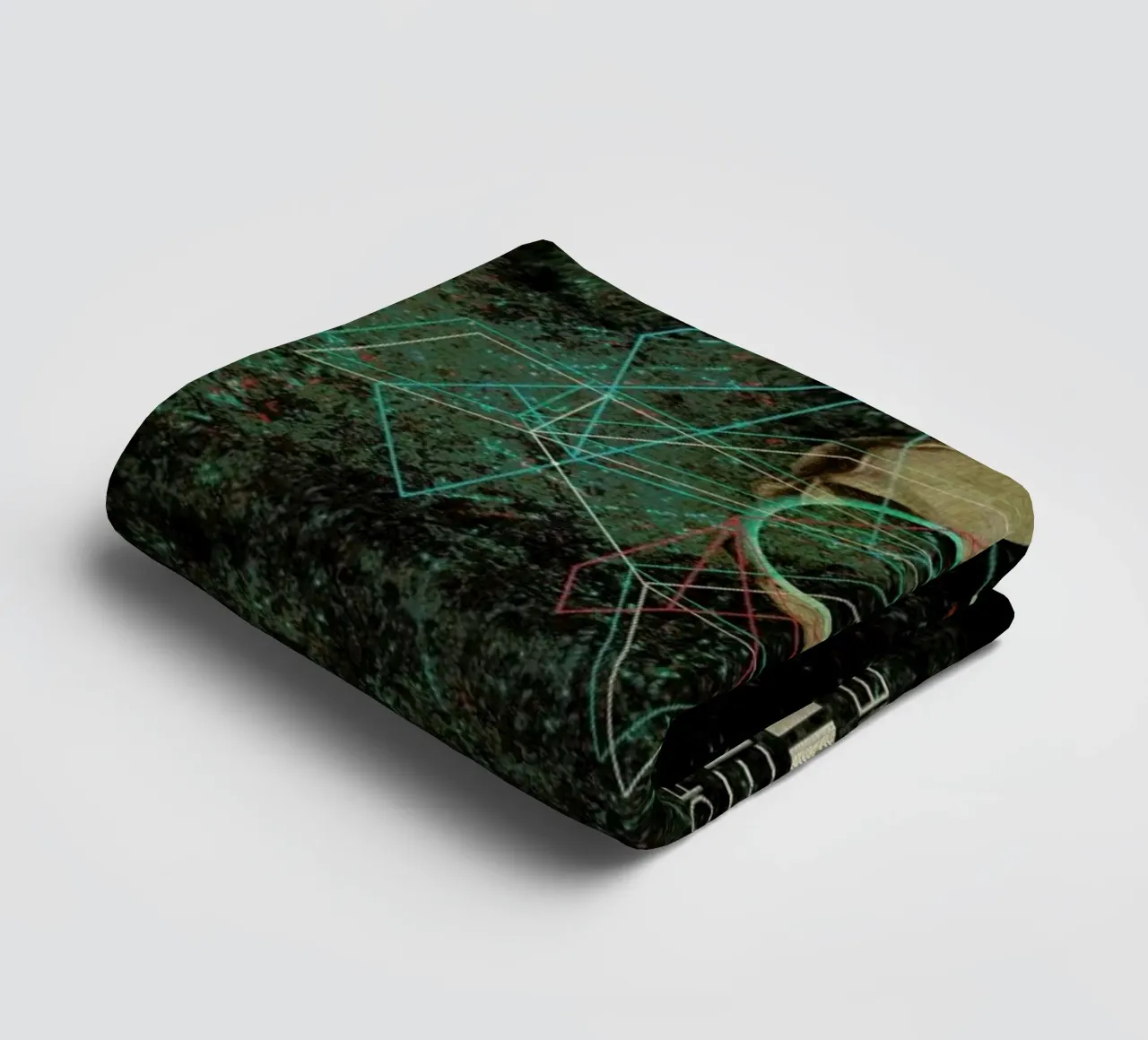 A Part Of The Universe Inside My Head towel by Frank Moth