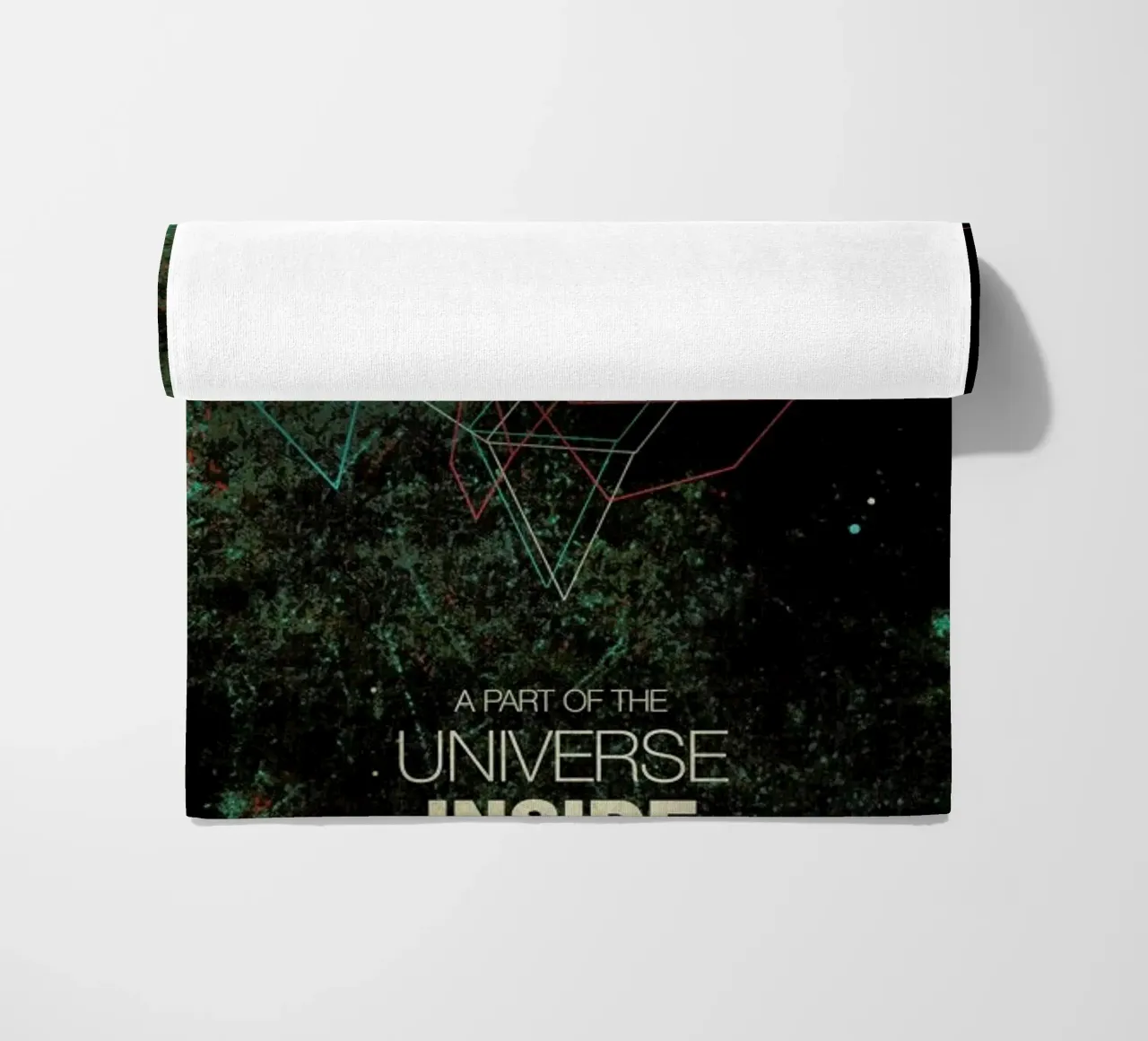 A Part Of The Universe Inside My Head Strandtuch von Frank Moth