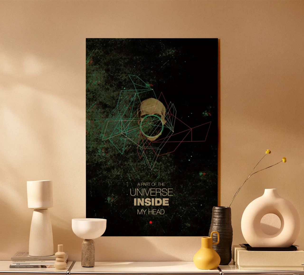 A Part Of The Universe Inside My Head plexiglass da Frank Moth