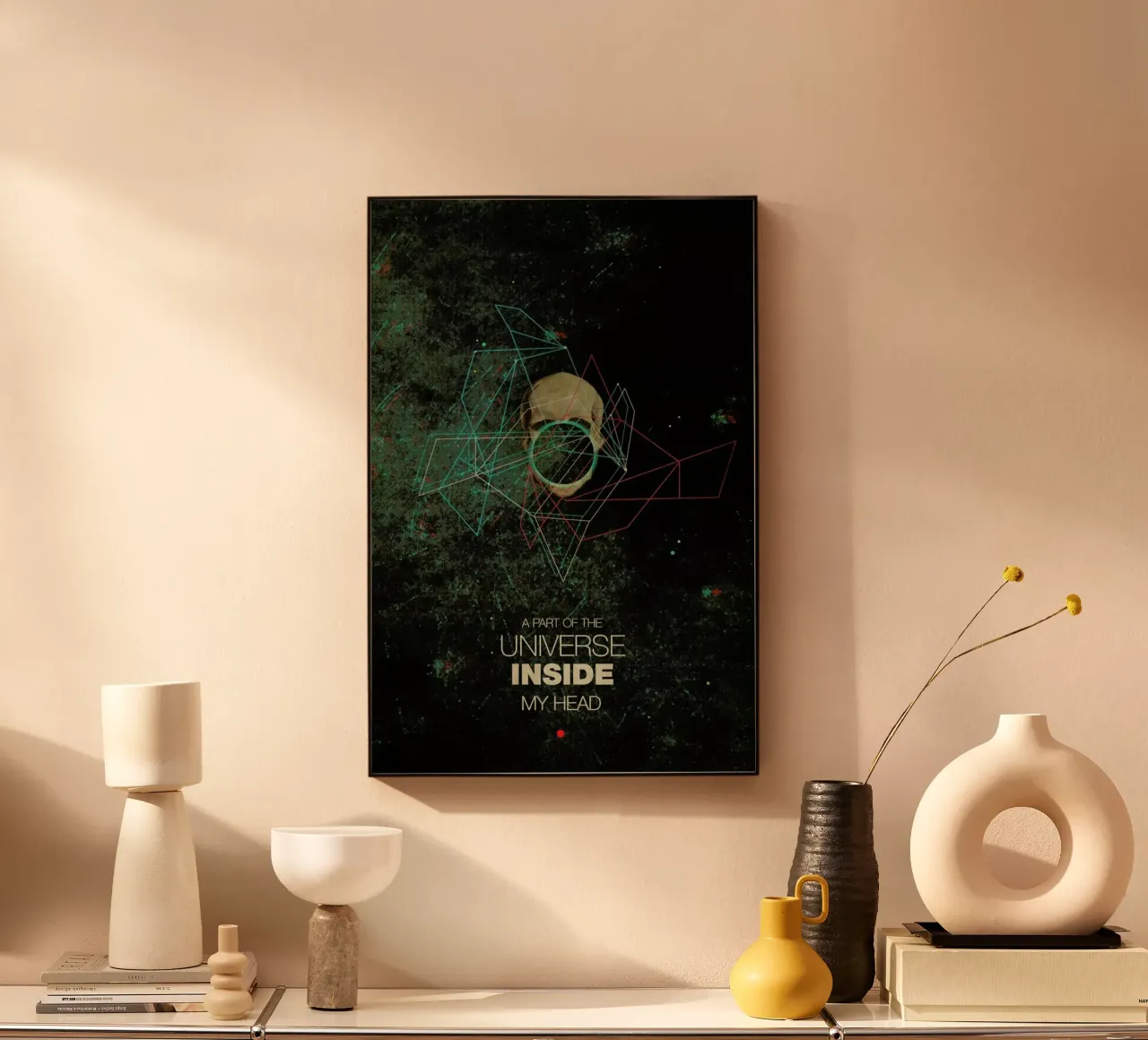 A Part Of The Universe Inside My Head alluminio dibond da Frank Moth